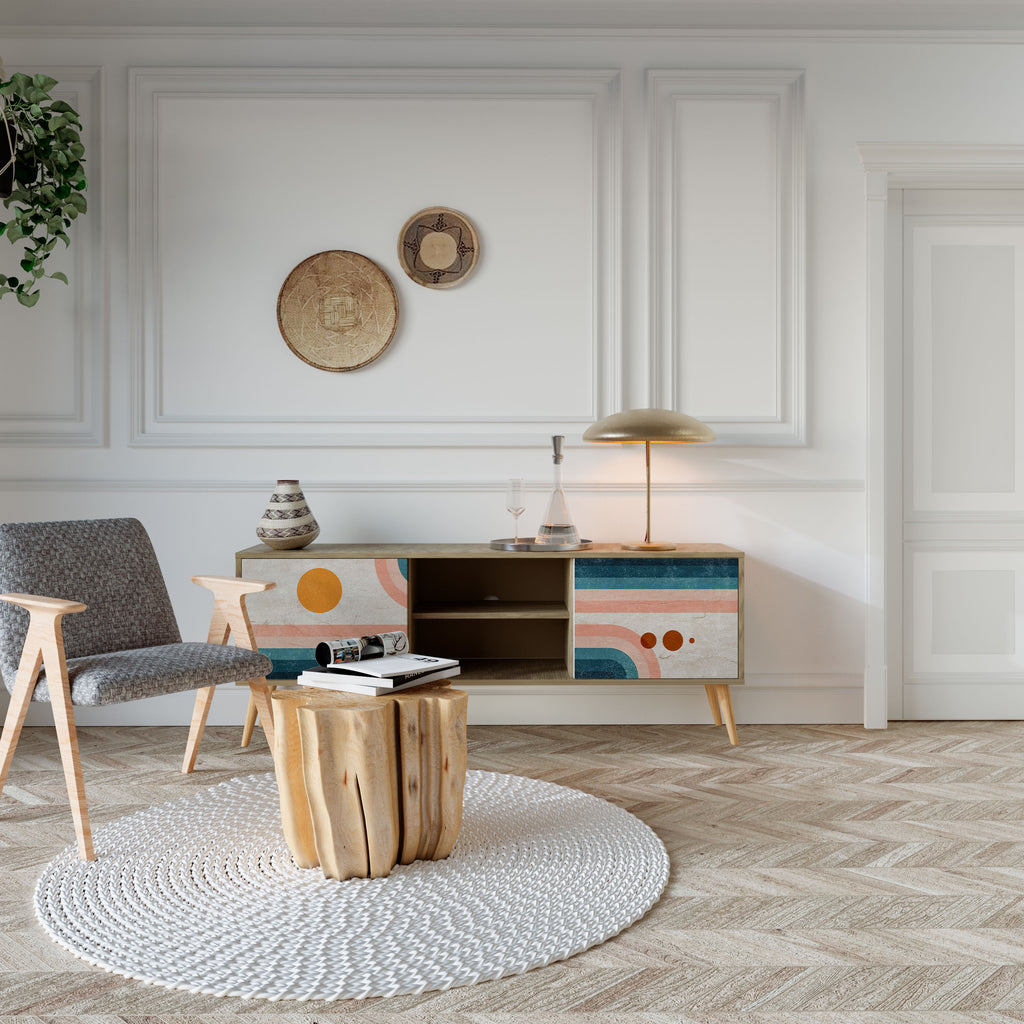 TWO HALVES 2-Door TV Cabinet