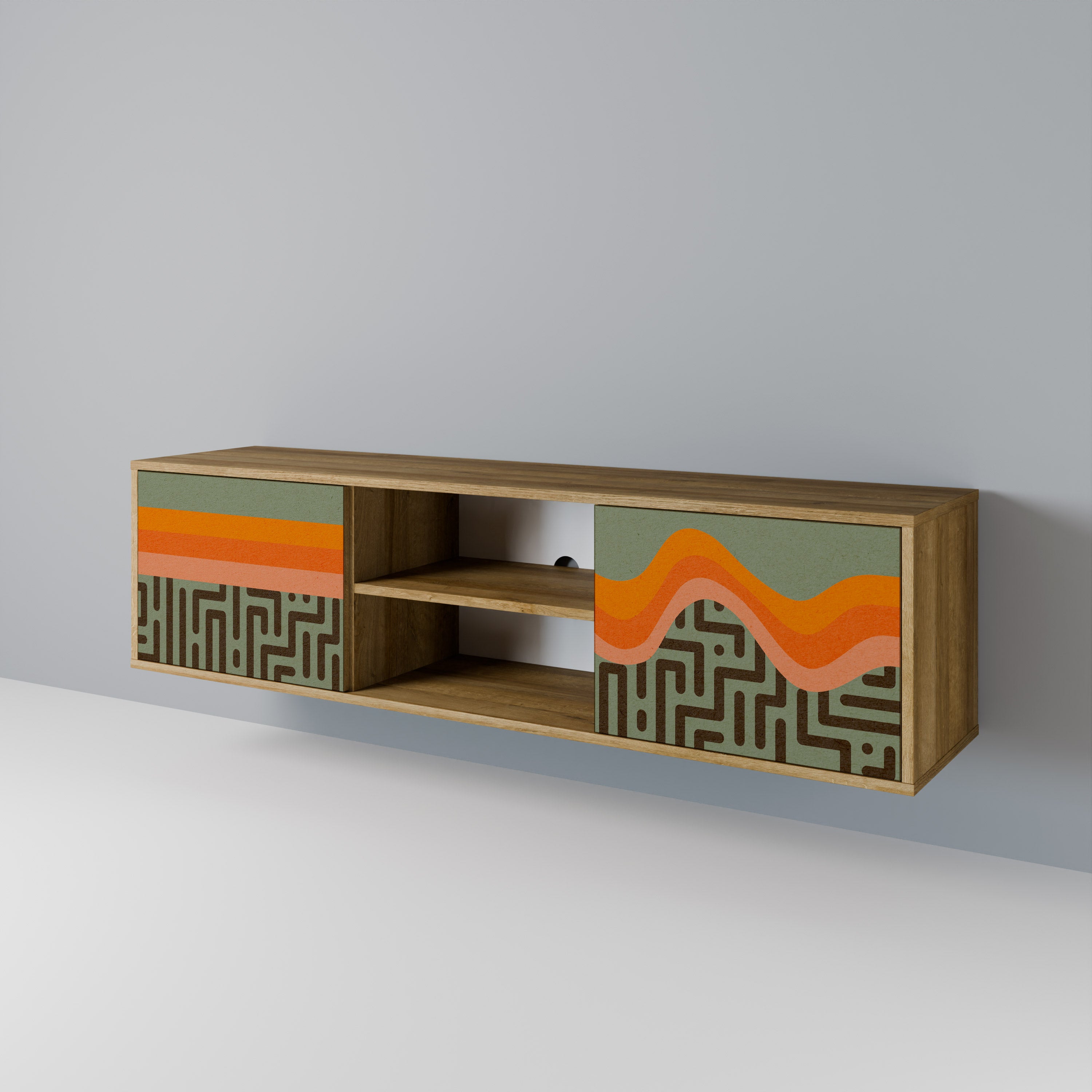 SIMPLE SOLUTIONS 2-Door TV Cabinet