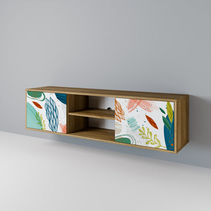 BOTANICAL HURRICANE Dvoudveřový TV stolek