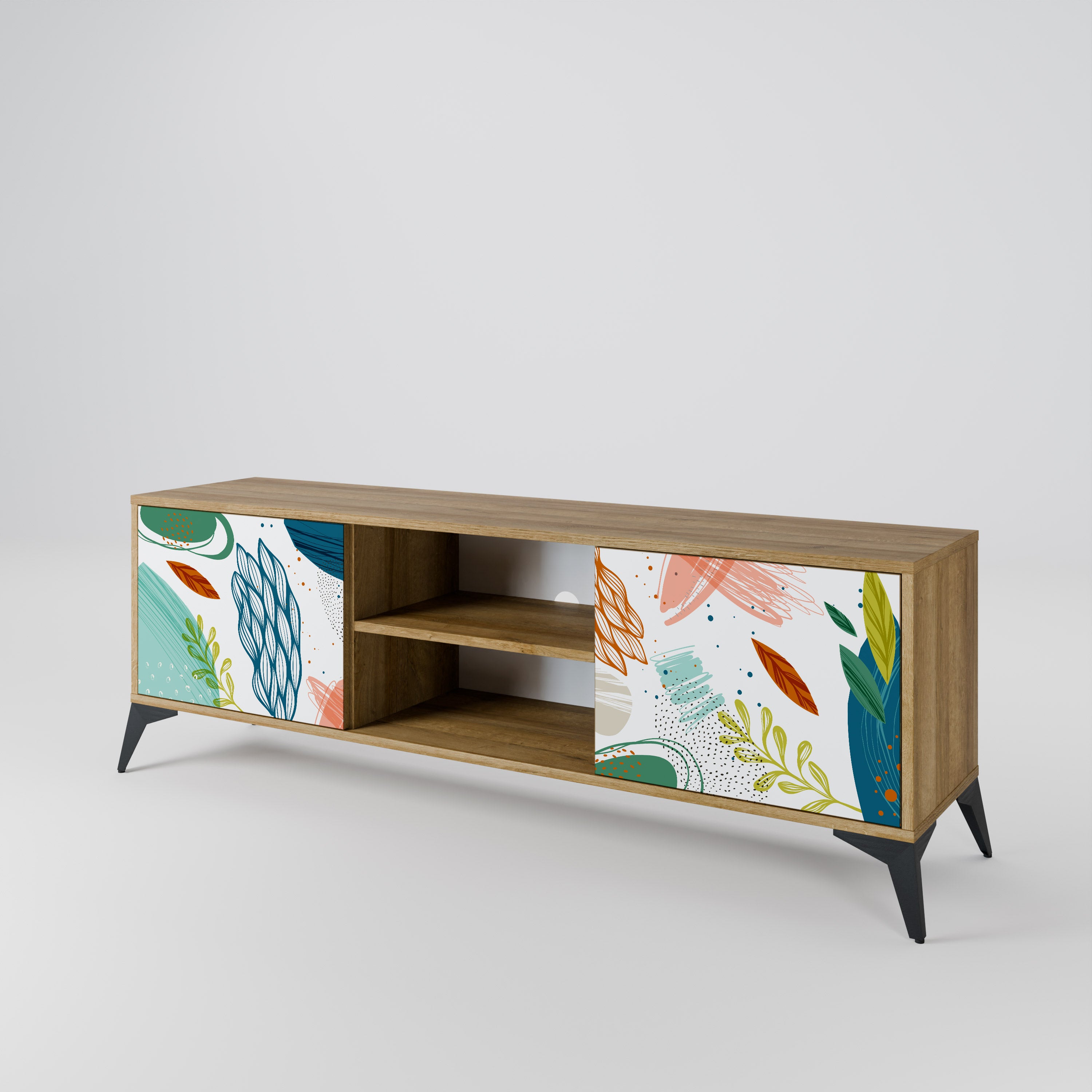 BOTANICAL HURRICANE 2-Door TV Cabinet