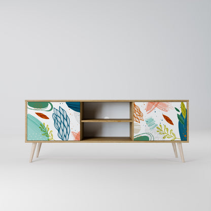 BOTANICAL HURRICANE Dvoudveřový TV stolek