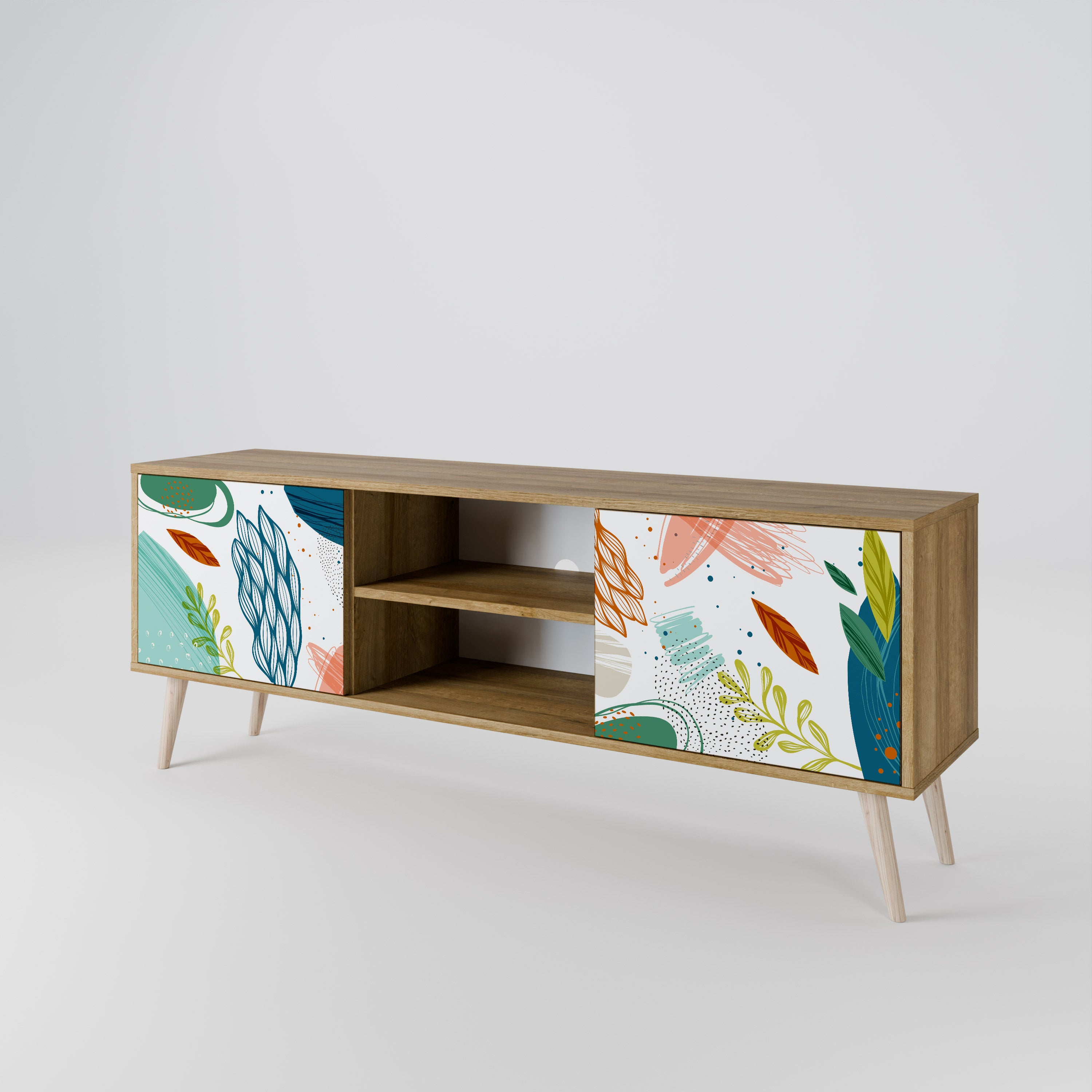 BOTANICAL HURRICANE 2-Door TV Cabinet
