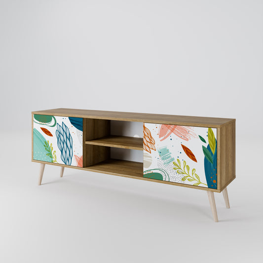 BOTANICAL HURRICANE Dvoudveřový TV stolek