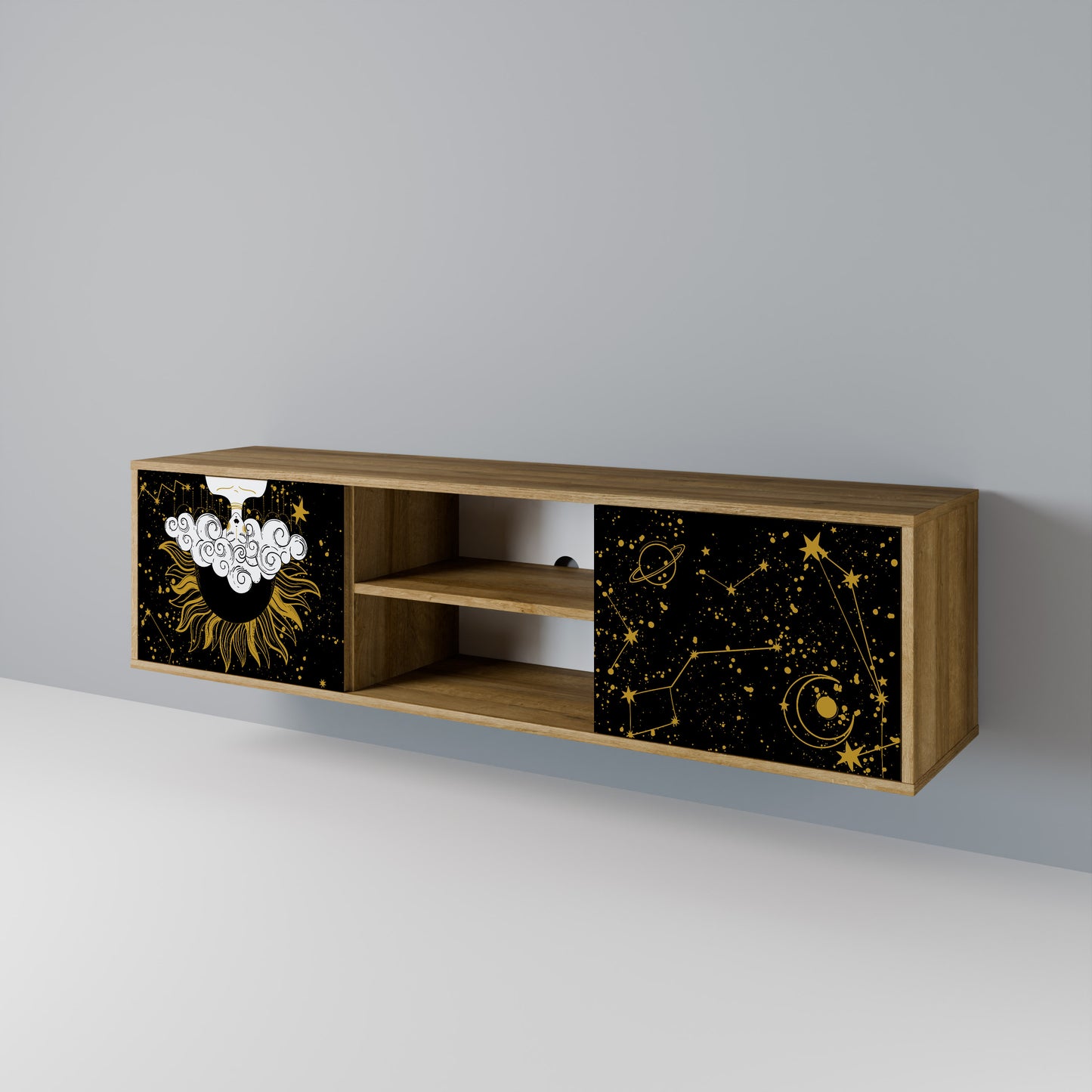 STELLAR CONSTELLATIONS Dvoudveřový TV stolek