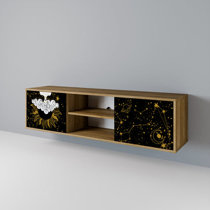 STELLAR CONSTELLATIONS Dvoudveřový TV stolek