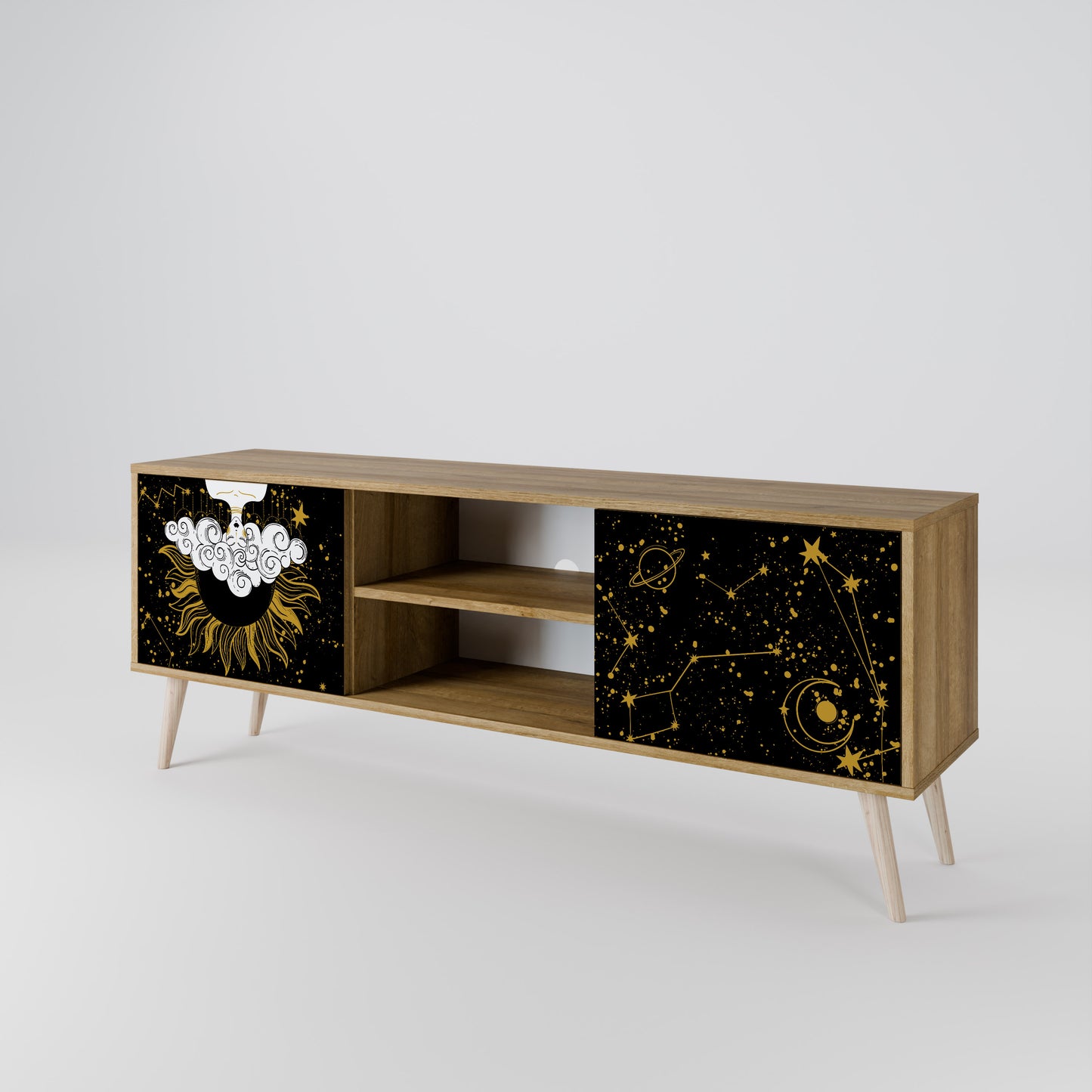 STELLAR CONSTELLATIONS Dvoudveřový TV stolek