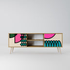 GEOMETRIC RHAPSODY 2-Door TV Cabinet