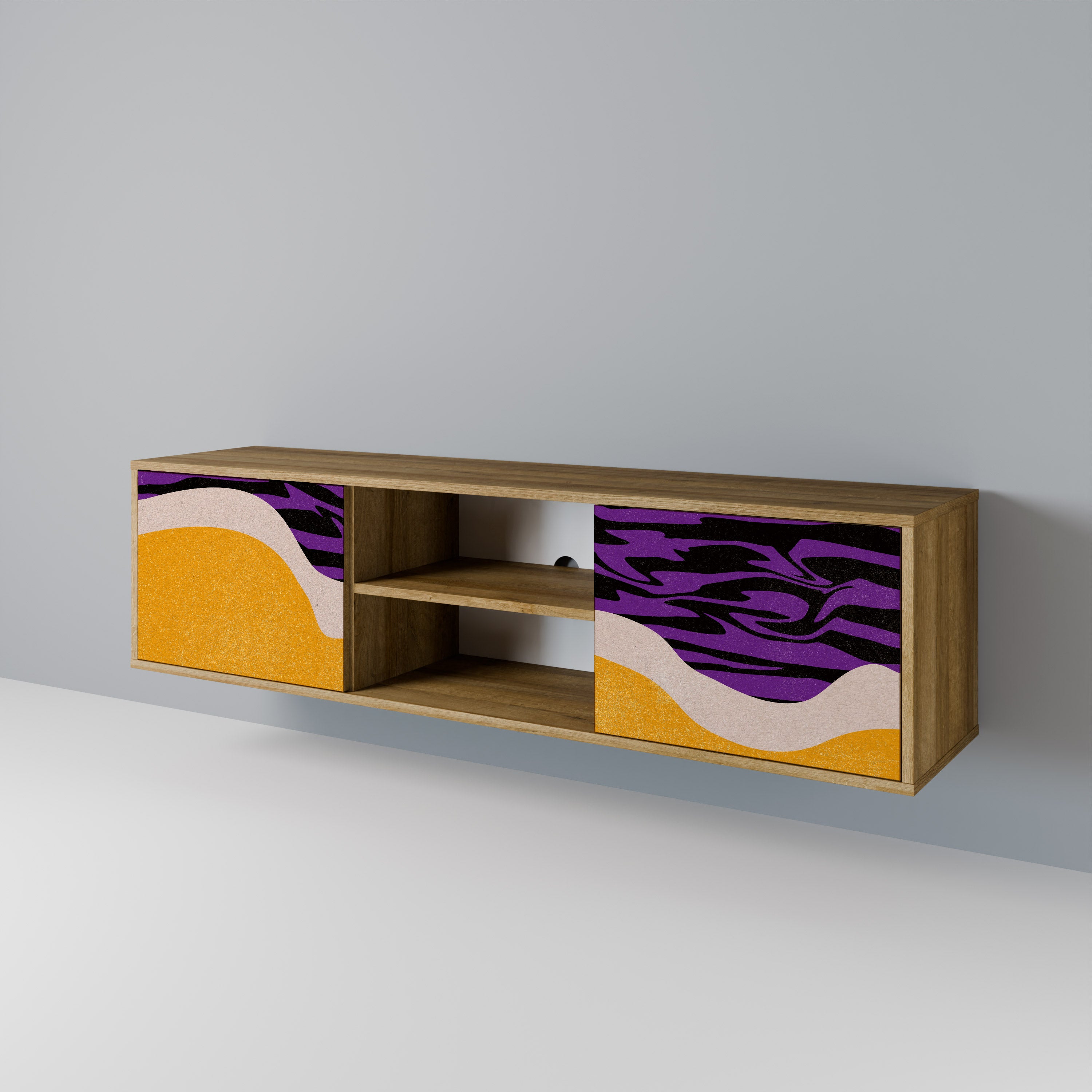 INDEPENDENT BORDER 2-Door TV Cabinet