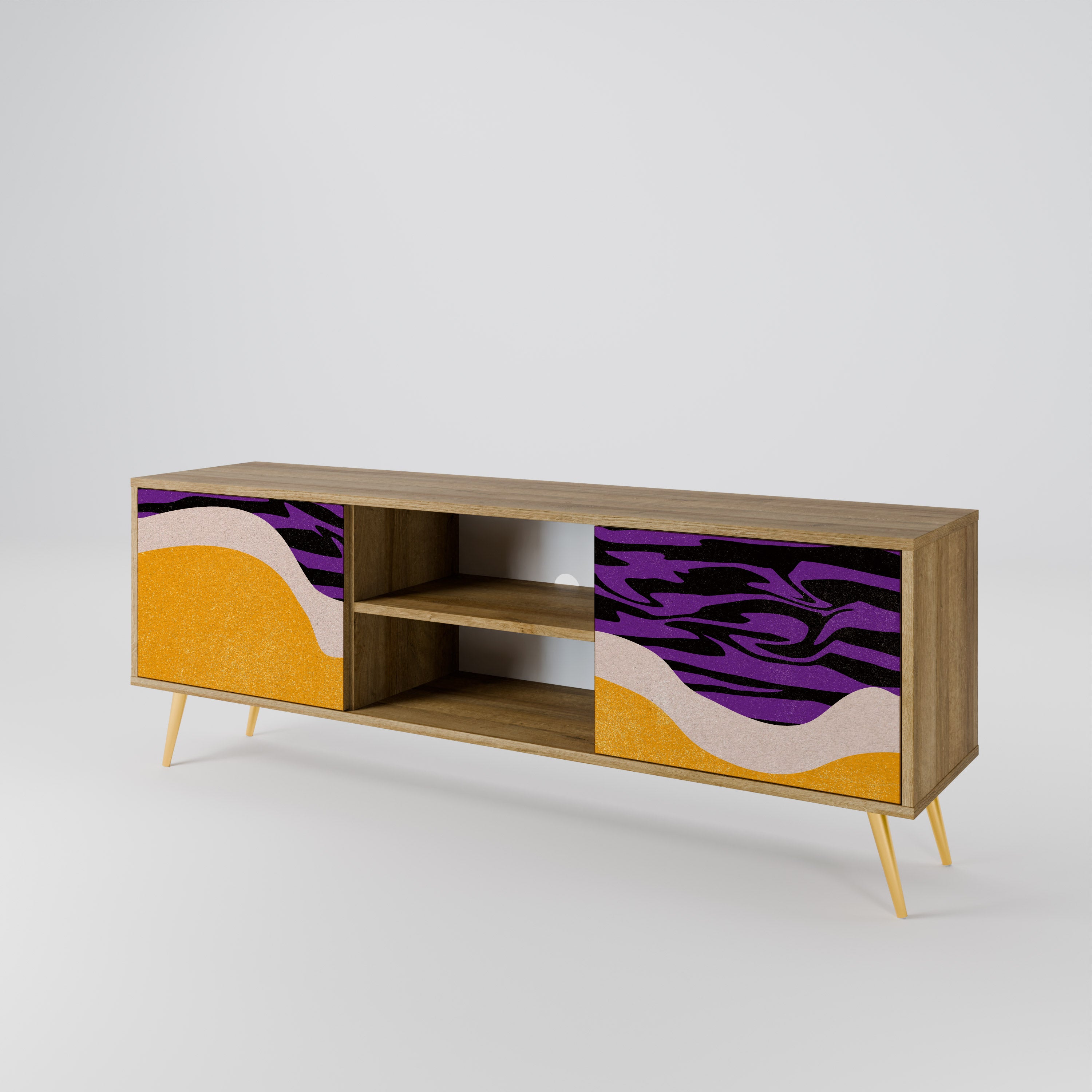 INDEPENDENT BORDER 2-Door TV Cabinet