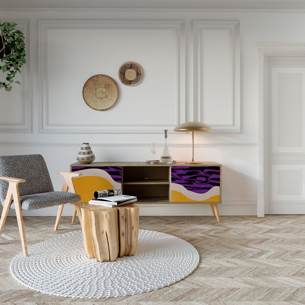 INDEPENDENT BORDER 2-Door TV Cabinet