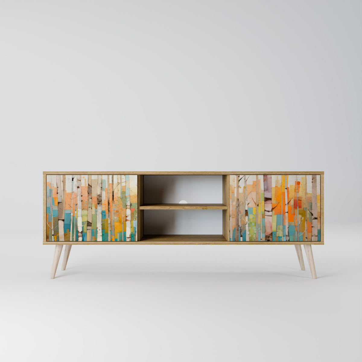 BIRCH KALEIDOSCOPE Dvoudveřový TV stolek