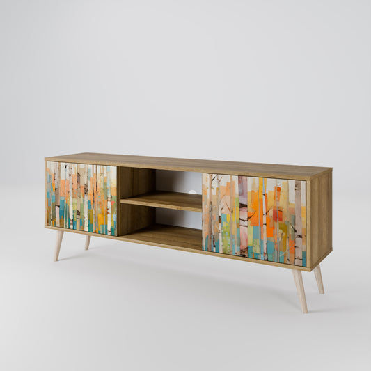 BIRCH KALEIDOSCOPE Dvoudveřový TV stolek