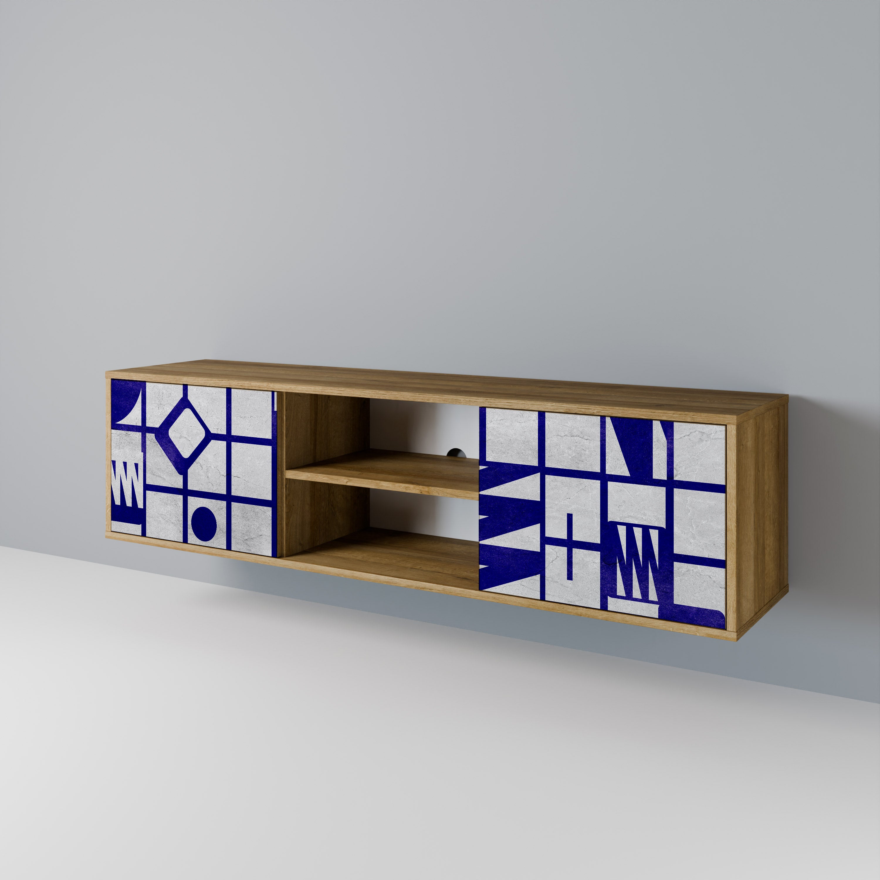 THE RIGHT PLACES 2-Door TV Cabinet