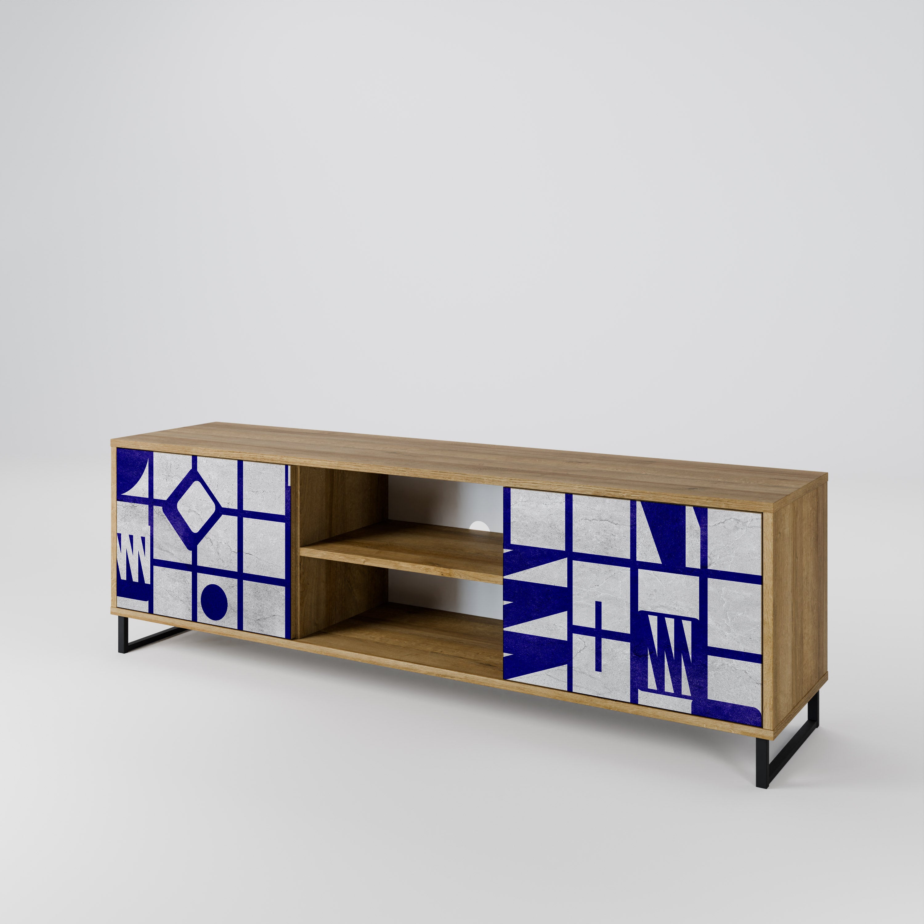 THE RIGHT PLACES 2-Door TV Cabinet