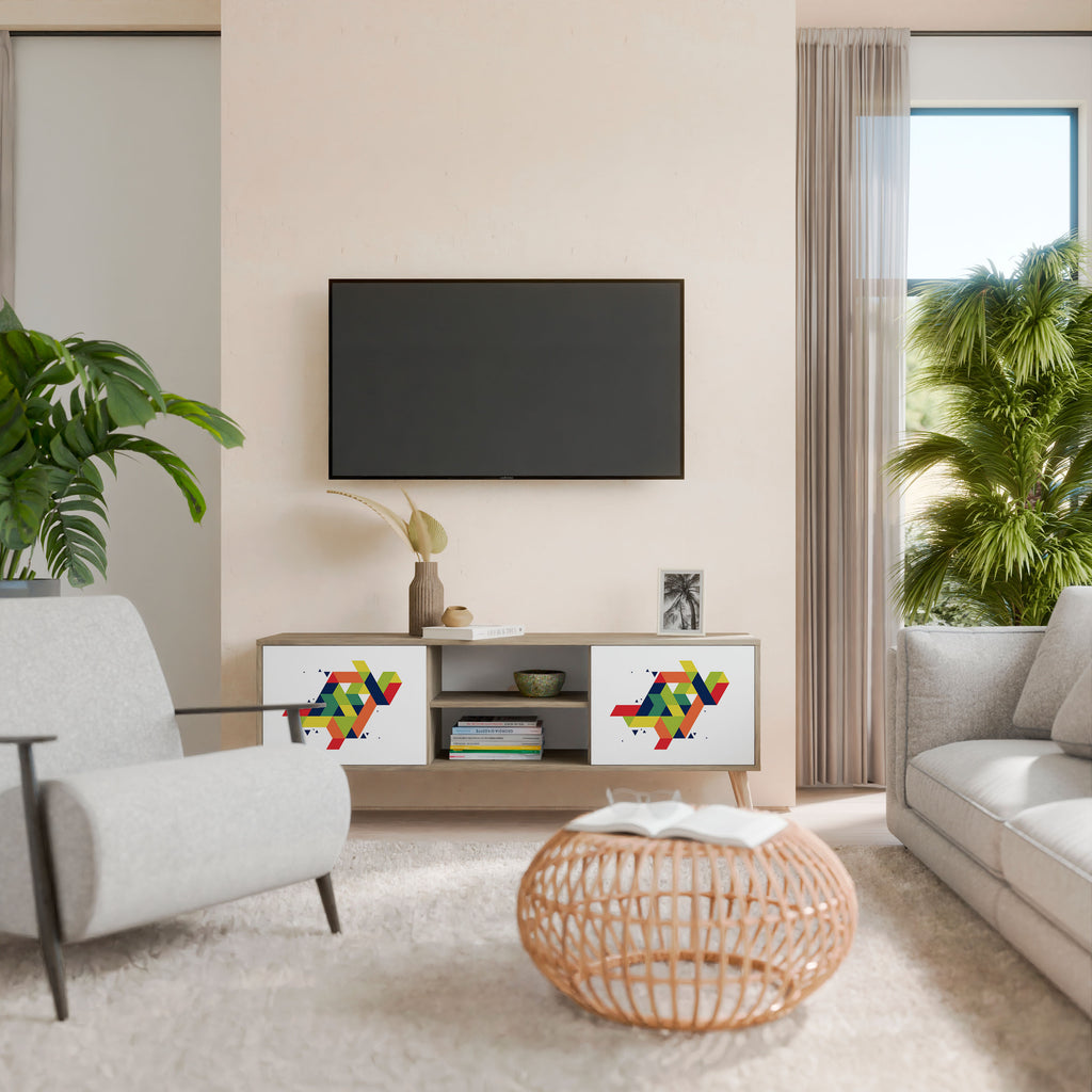 FUTURE SIGN 2-Door TV Cabinet