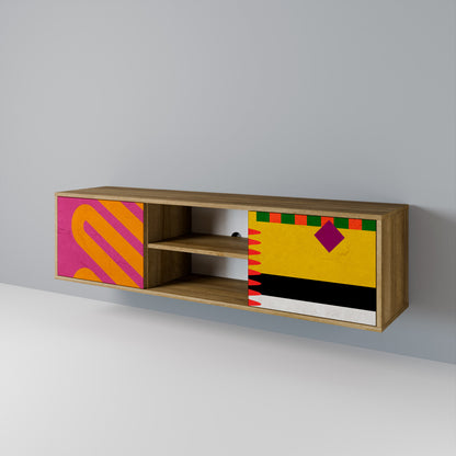 VIVID ART Dvoudveřový TV stolek