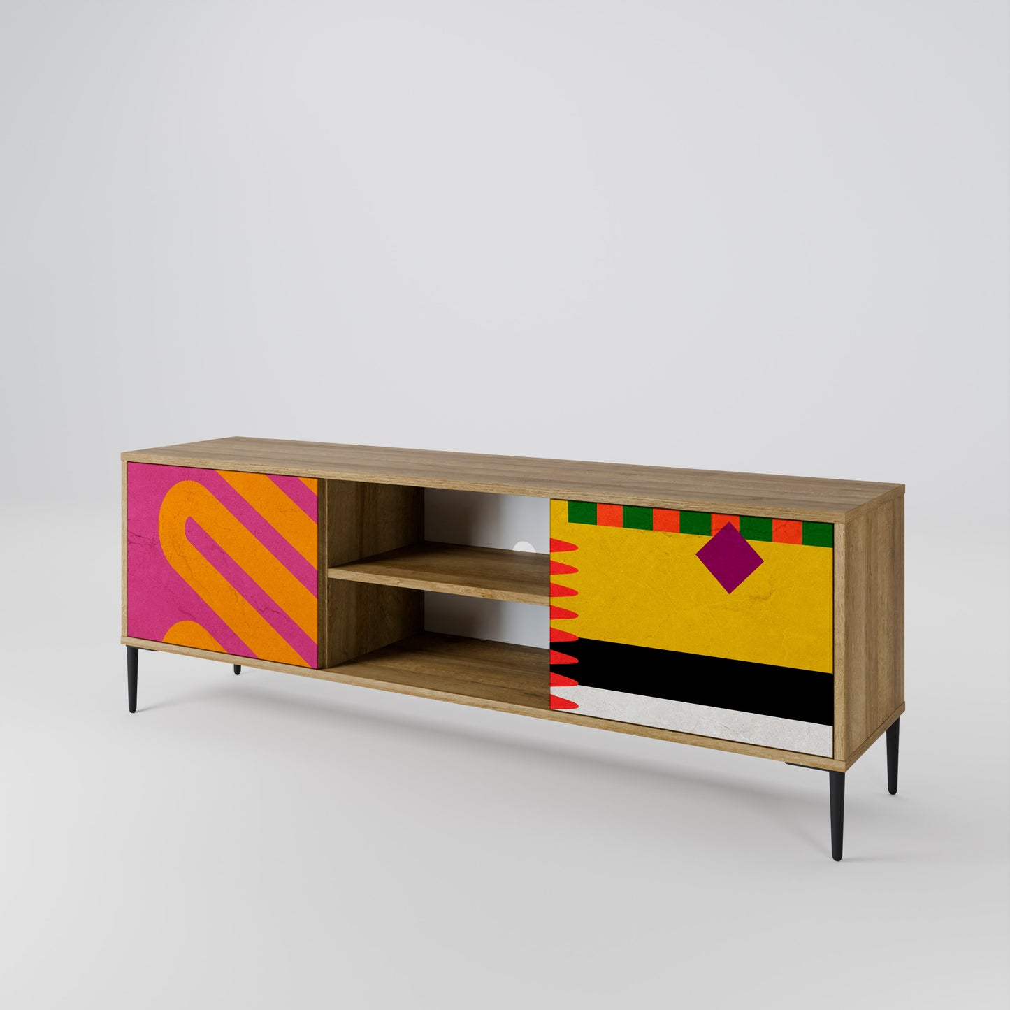 VIVID ART Dvoudveřový TV stolek