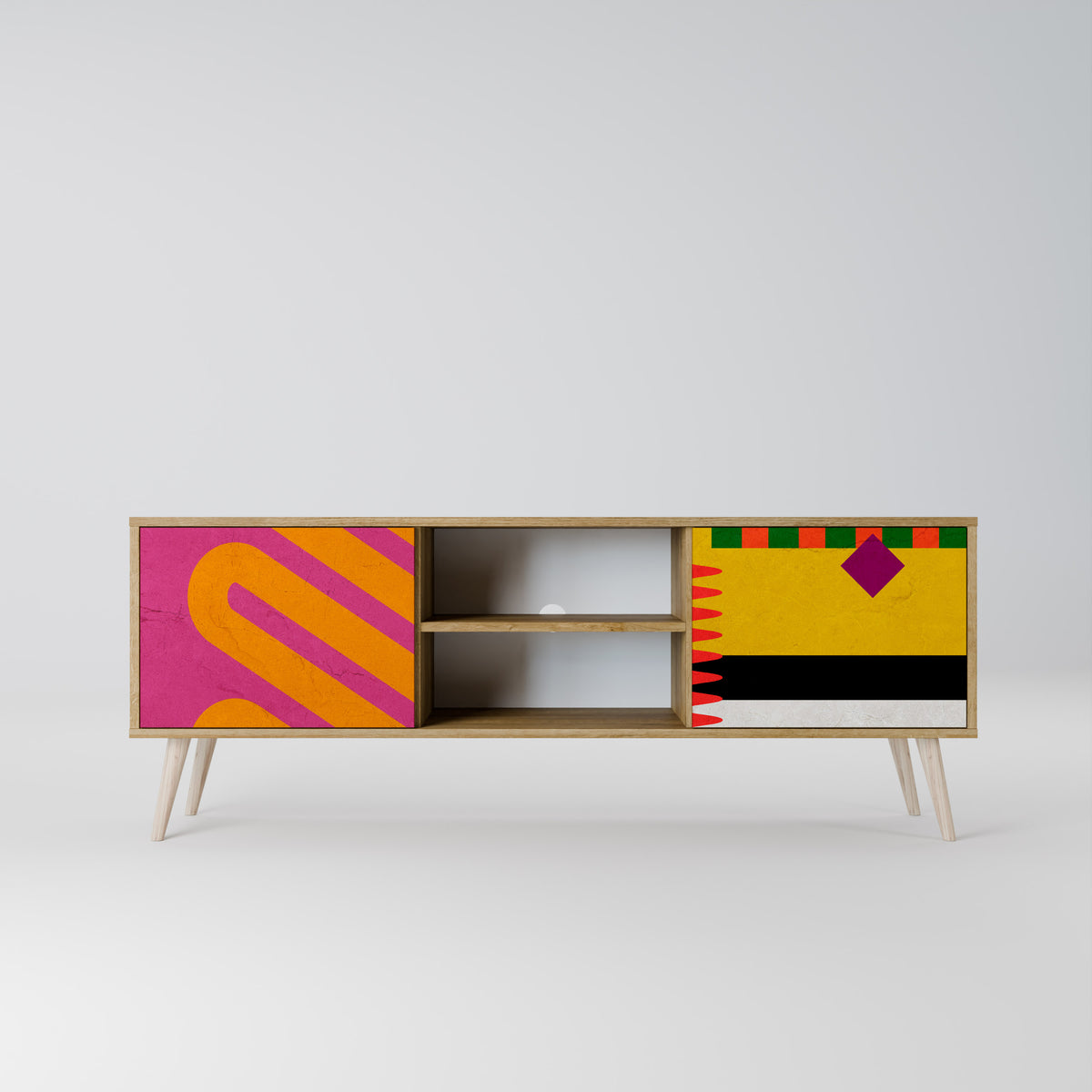 VIVID ART Dvoudveřový TV stolek