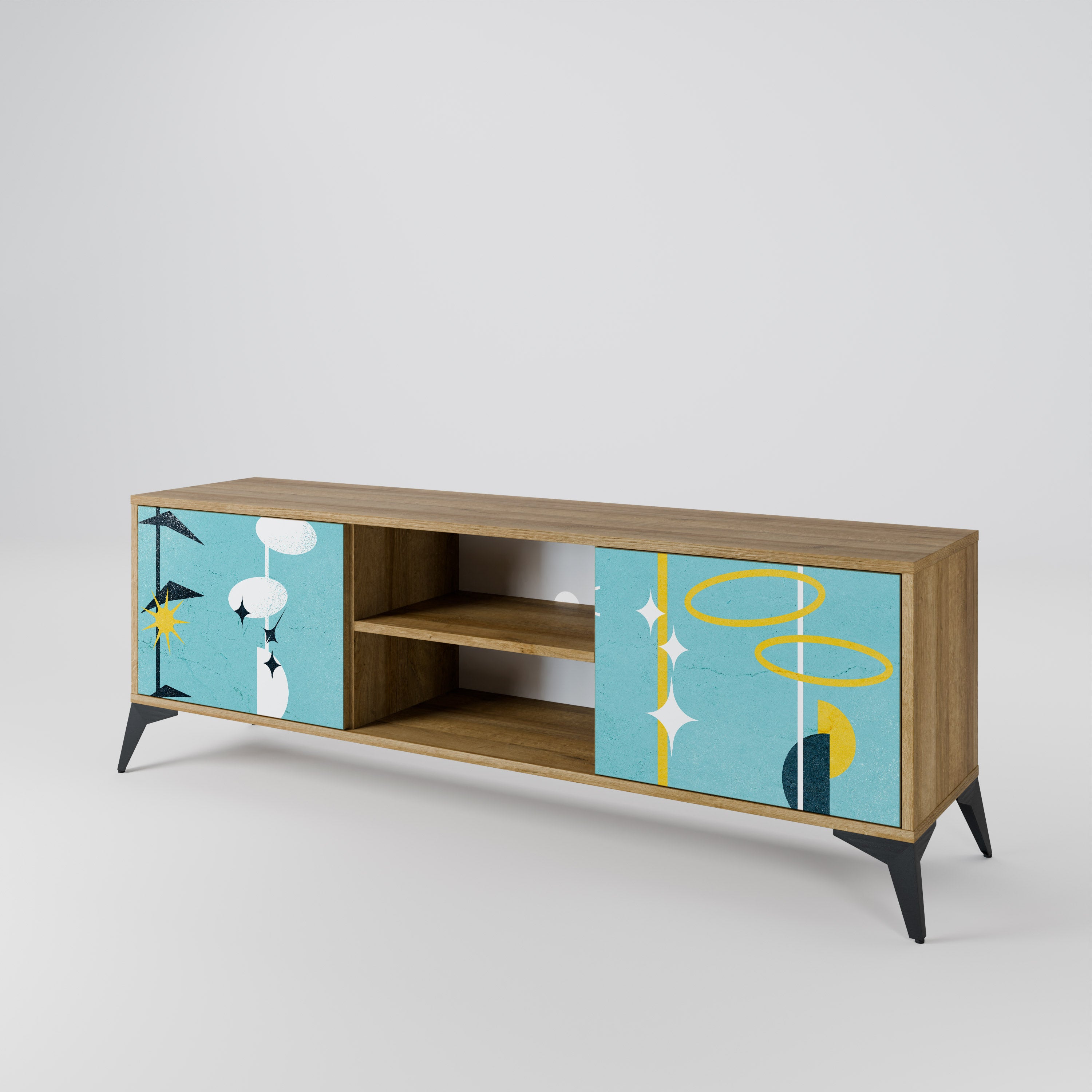 PATHS TO HAPPINESS 2-Door TV Cabinet