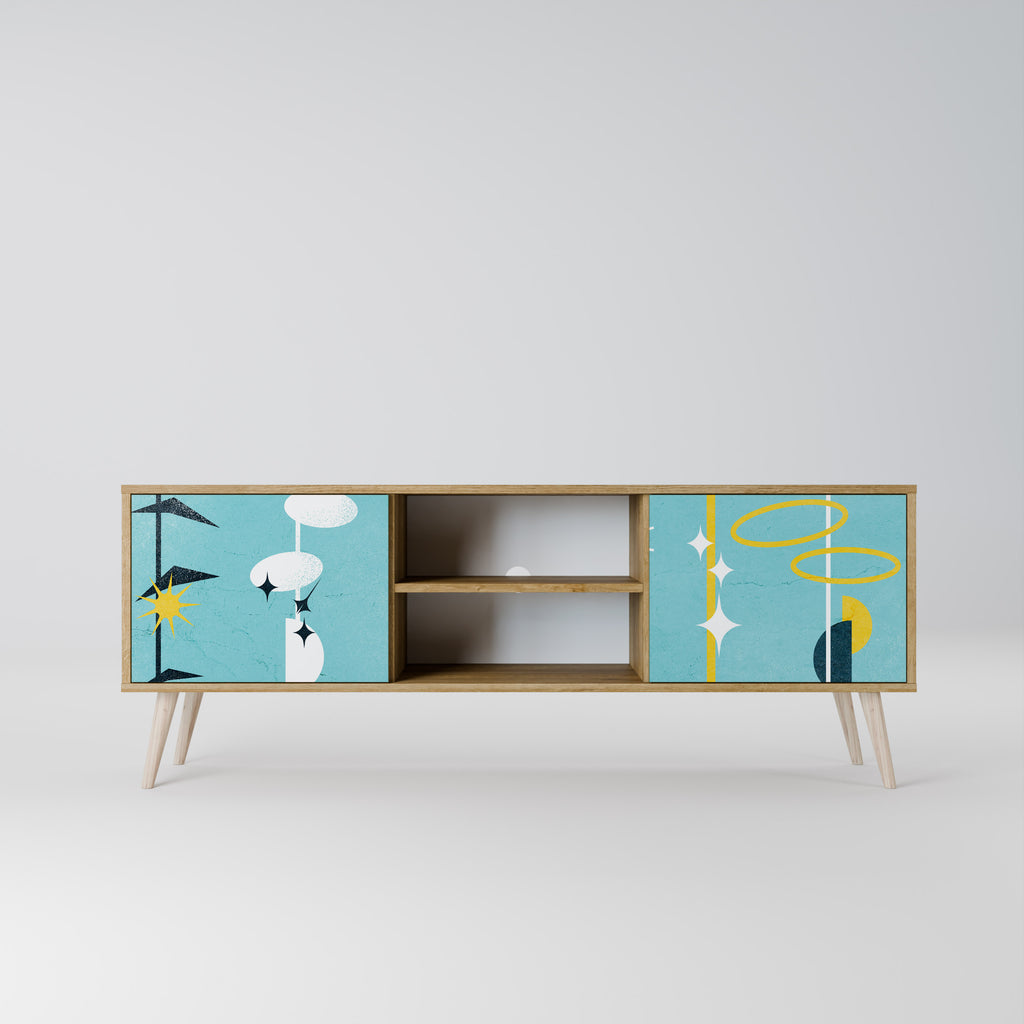 PATHS TO HAPPINESS 2-Door TV Cabinet