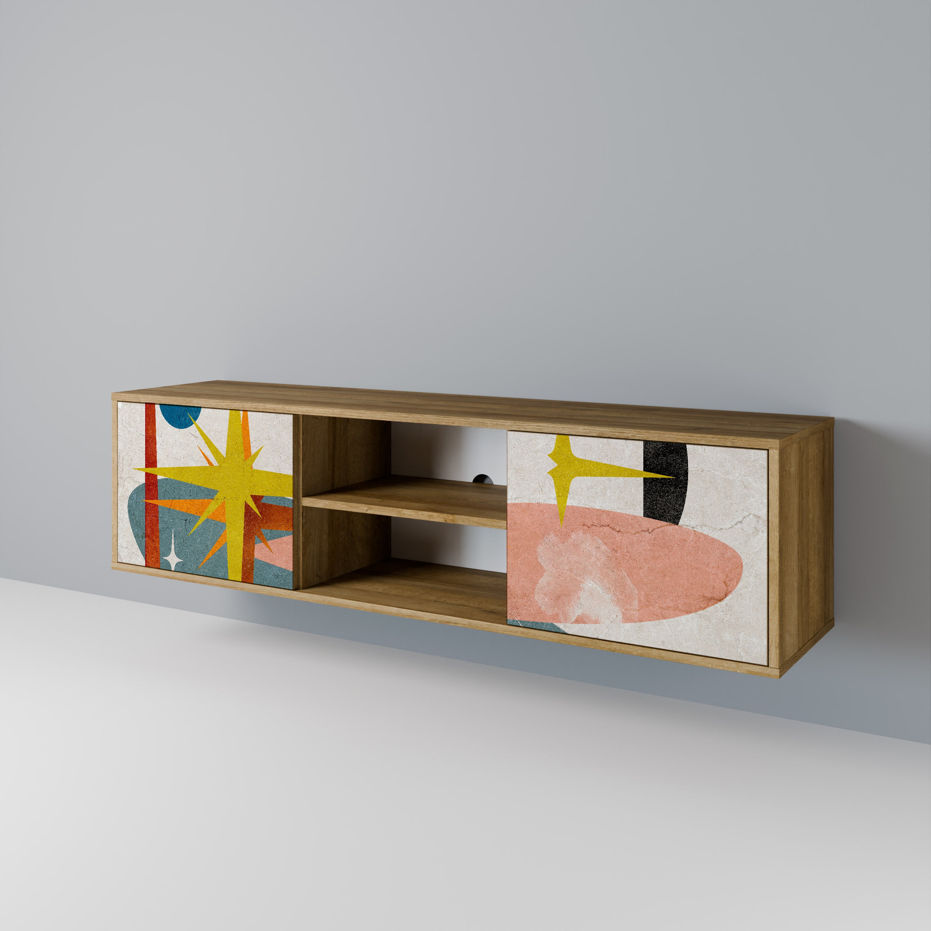 INTERSTELLAR VIBES 2-Door TV Cabinet