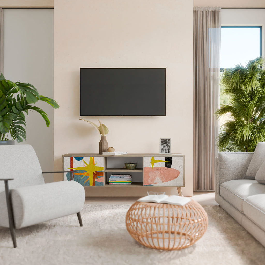 INTERSTELLAR VIBES Dvoudveřový TV stolek