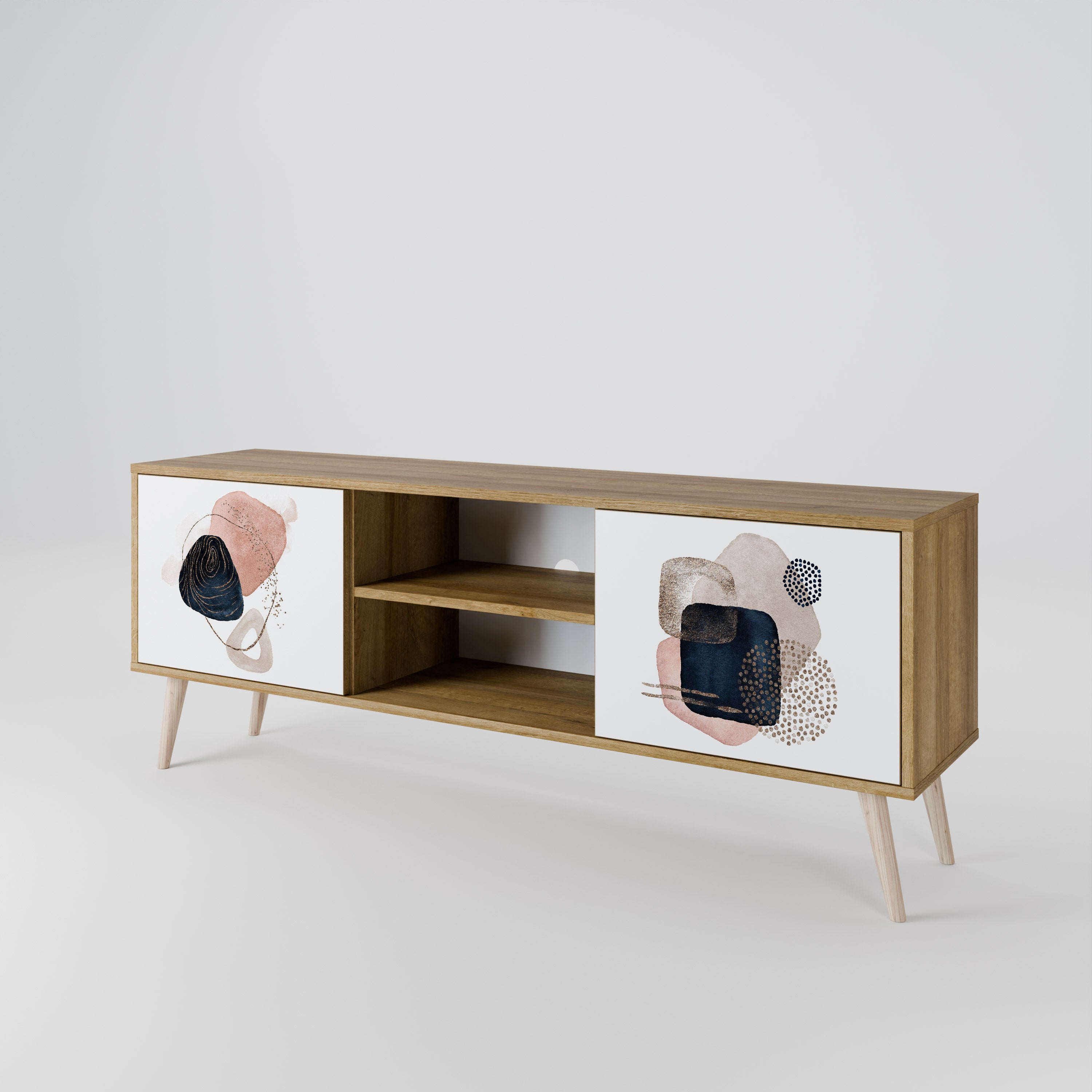 COLORFUL SHAPES 2-Door TV Cabinet