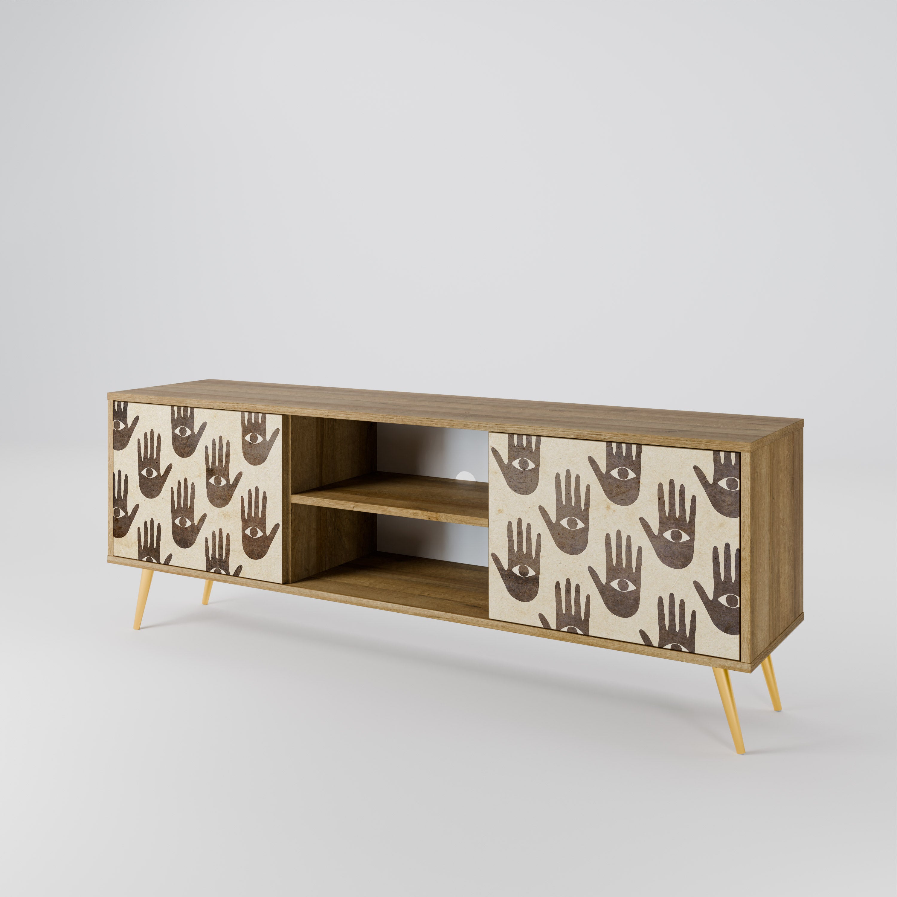 SEE MORE 2-Door TV Cabinet