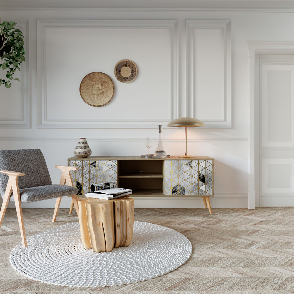 ASHEN ARIA 2-Door TV Cabinet