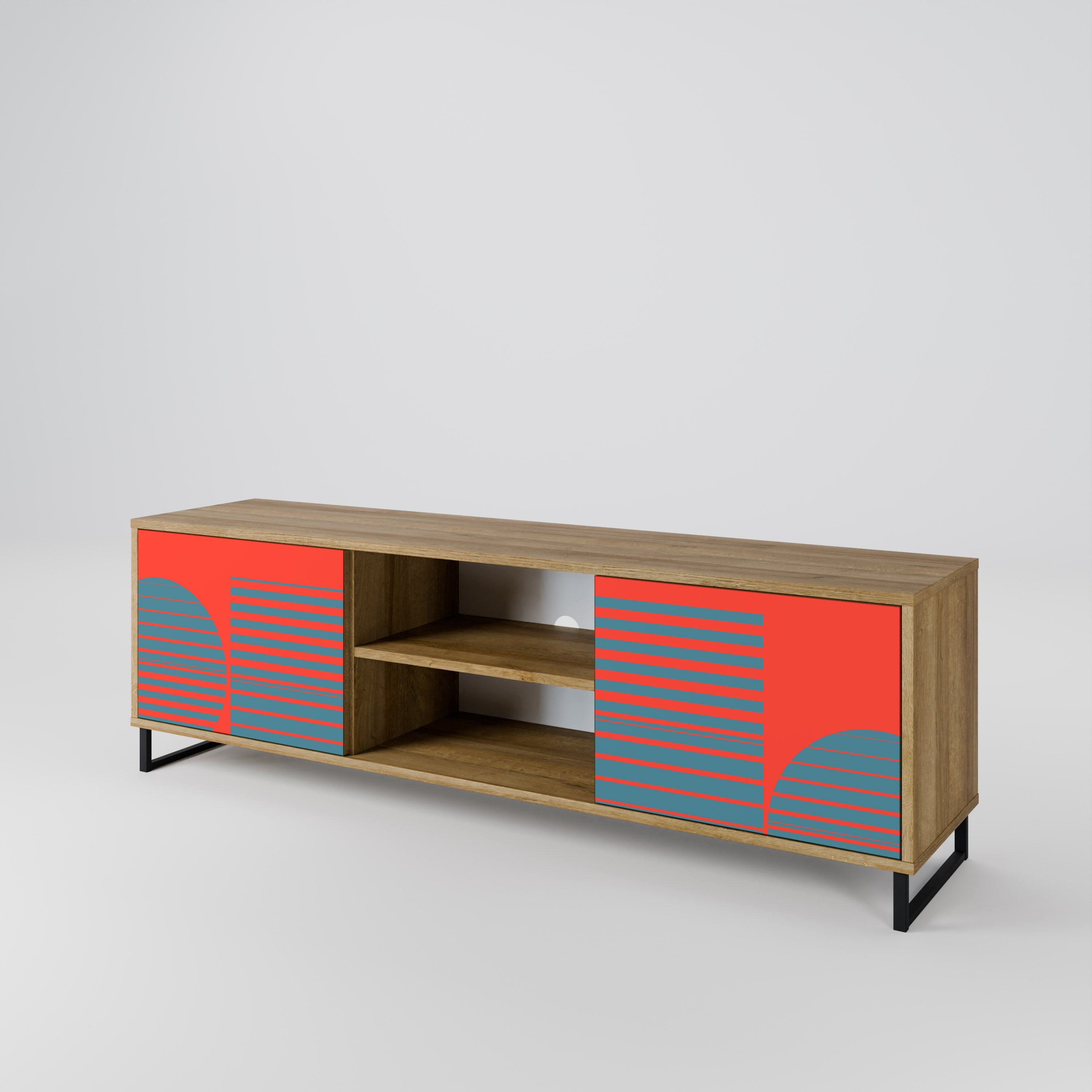 RISING GEOMETRY STARS 2-Door TV Cabinet