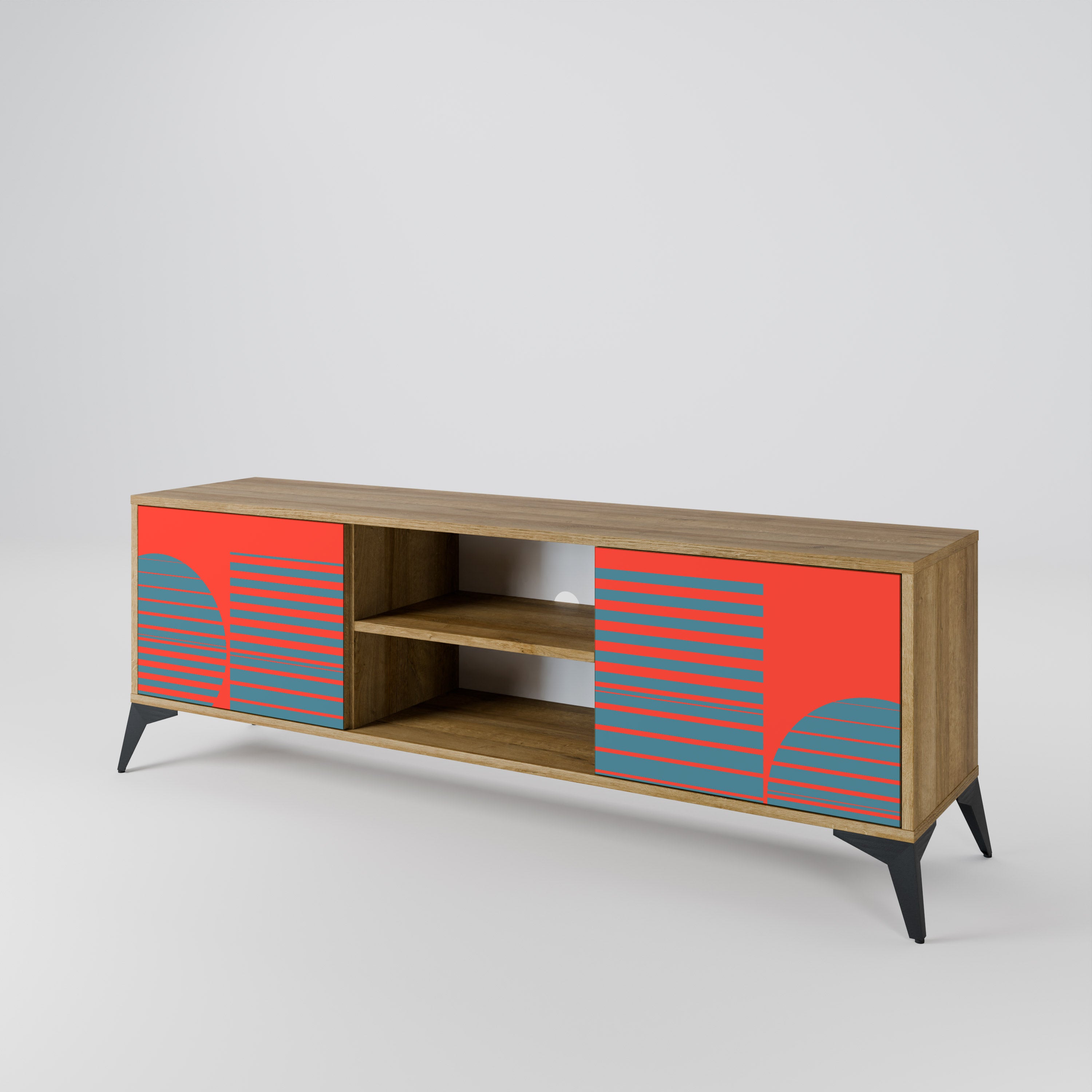 RISING GEOMETRY STARS 2-Door TV Cabinet