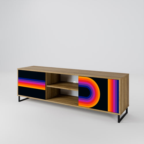 BLINDED BY THE LIGHTS 2-Door TV Cabinet