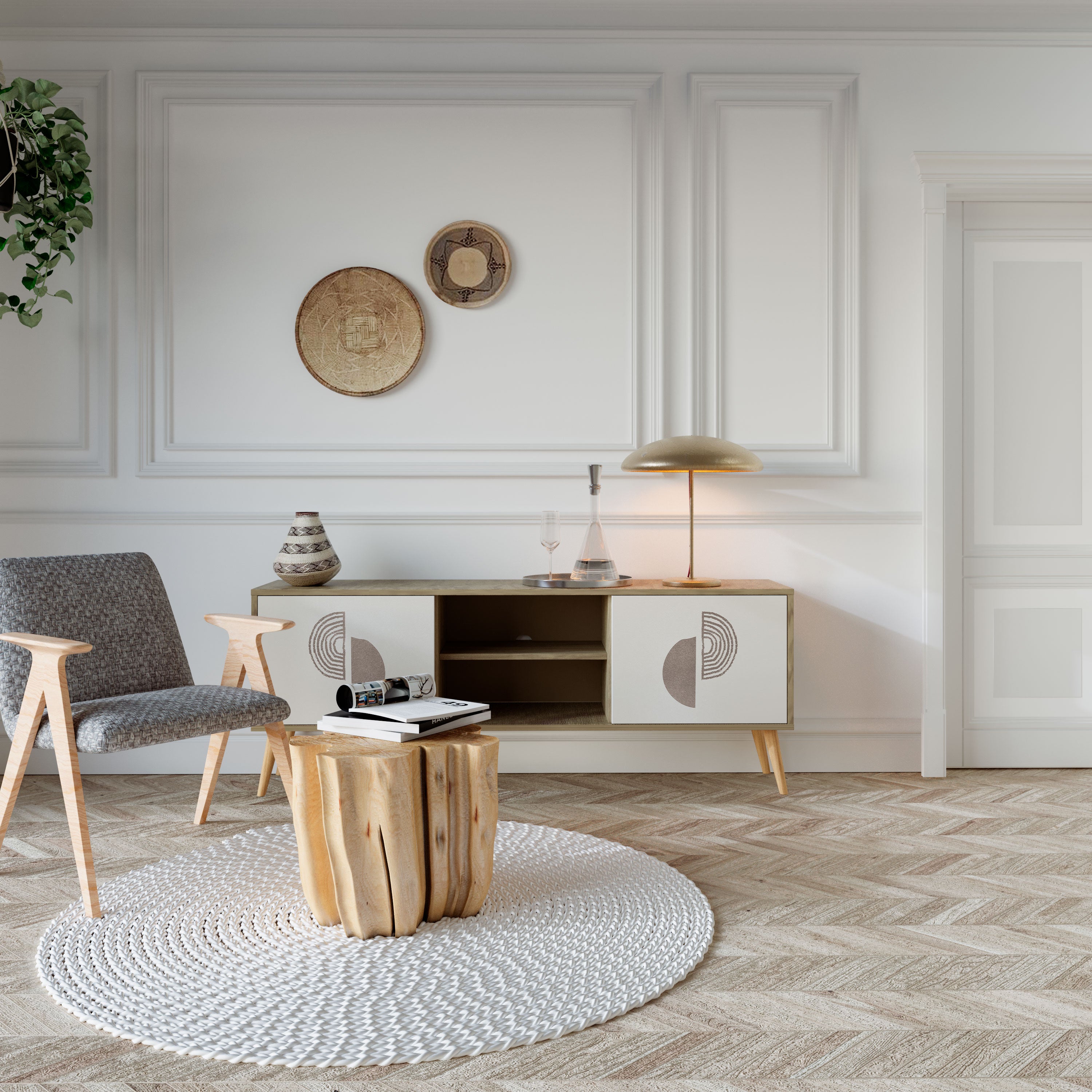 HARMONY ESSENCE 2-Door TV Cabinet