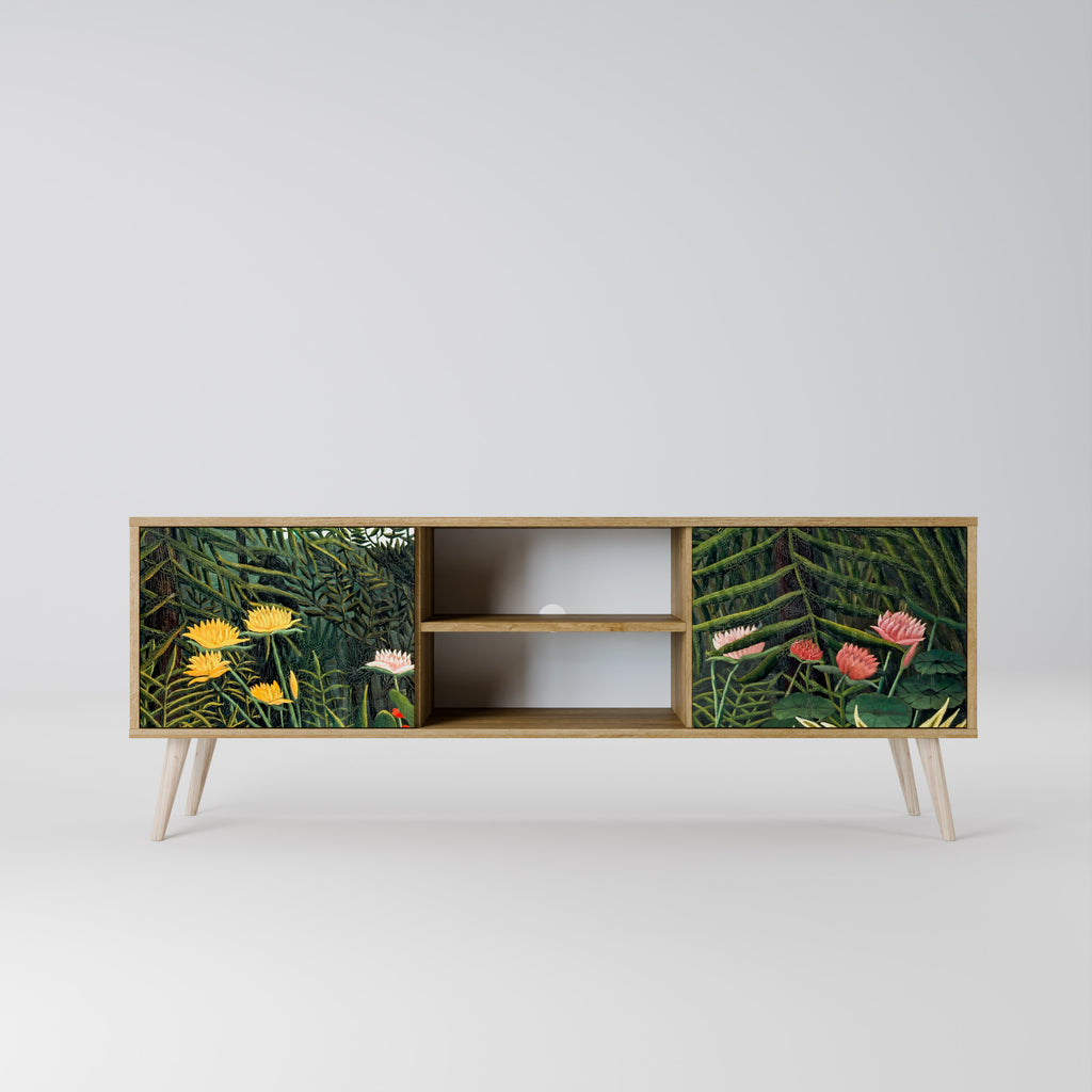 VIRGIN FOREST WITH SUNSET 2-Door TV Cabinet
