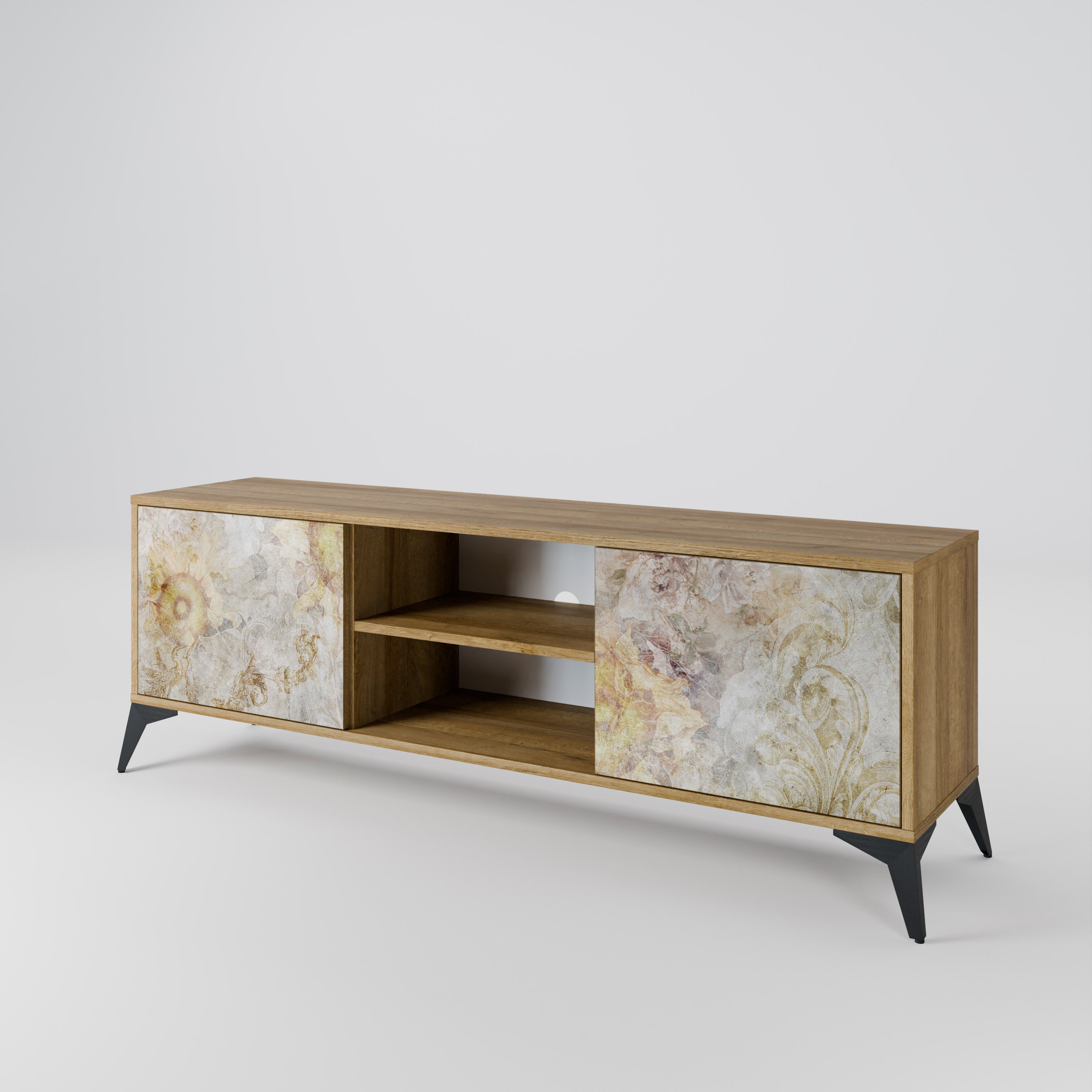 SUNFLOWER BLUR 2-Door TV Cabinet