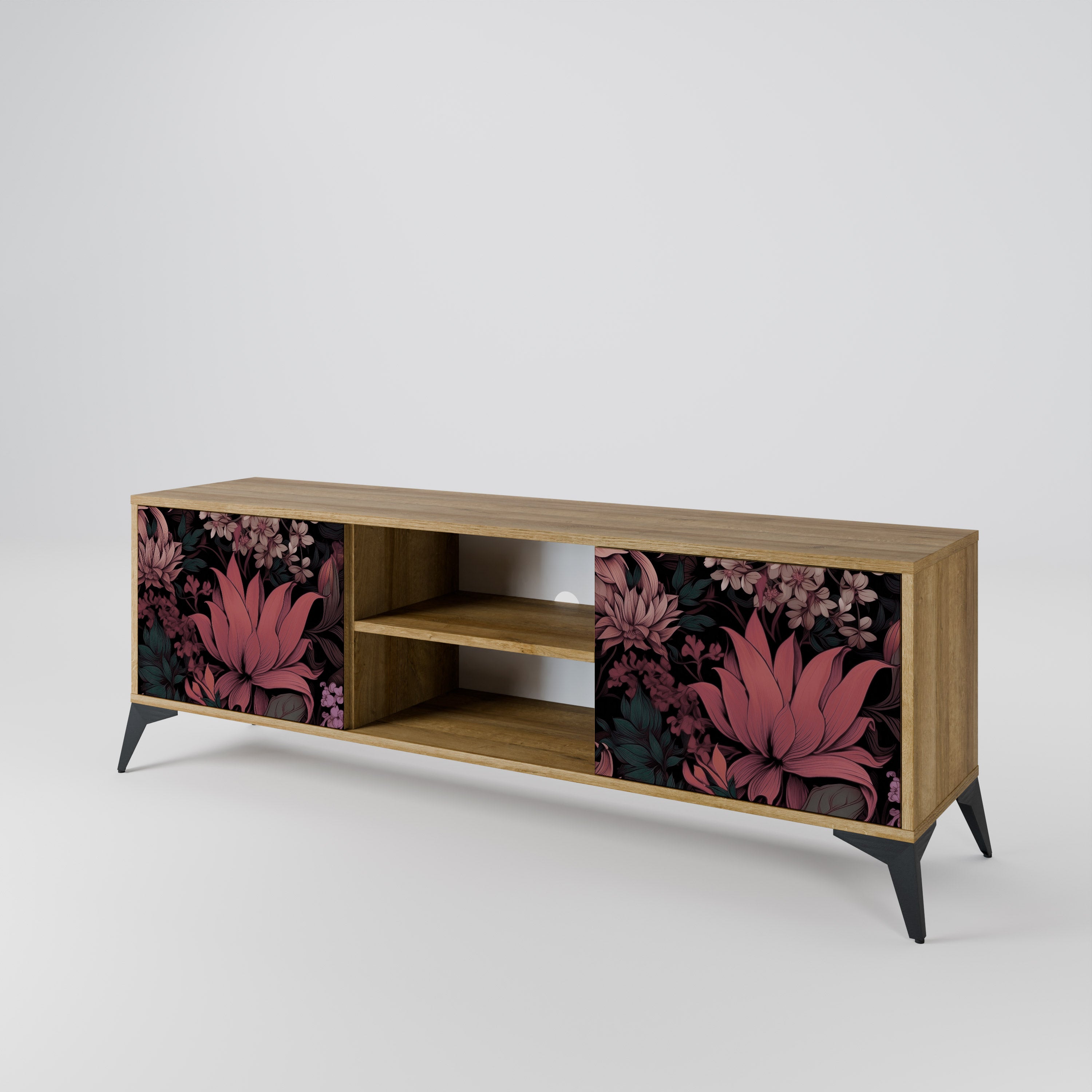 FLORAL WHISPER 2-Door TV Cabinet