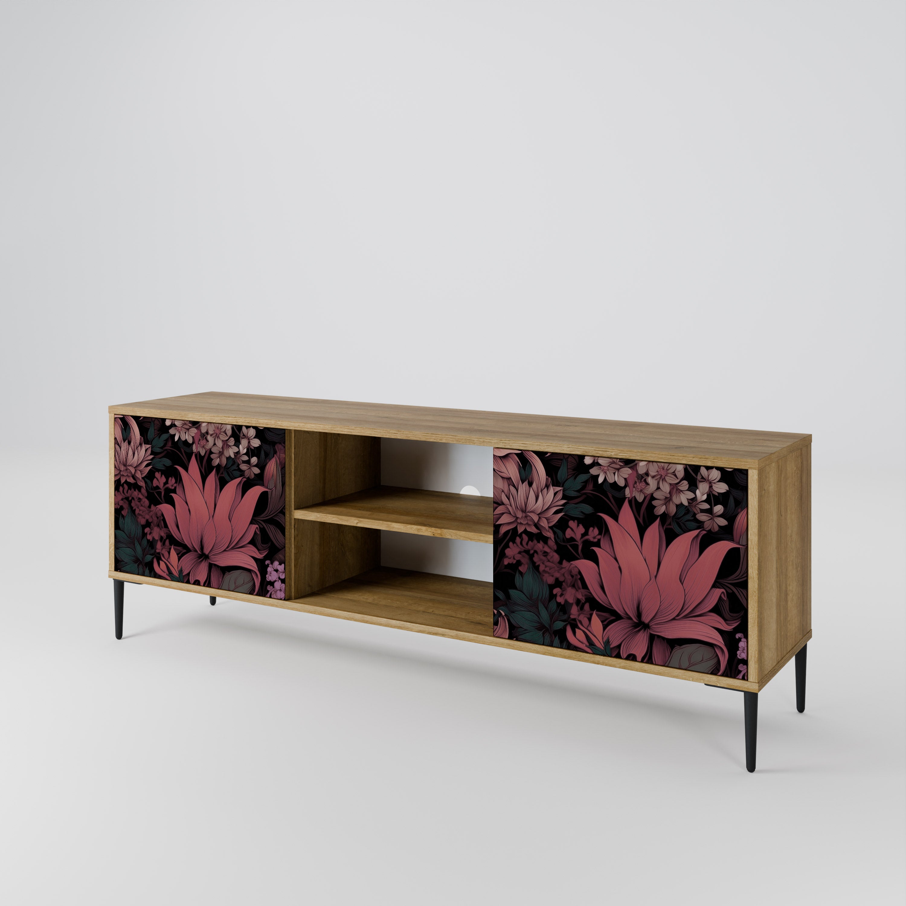FLORAL WHISPER 2-Door TV Cabinet