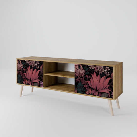 FLORAL WHISPER Dvoudveřový TV stolek