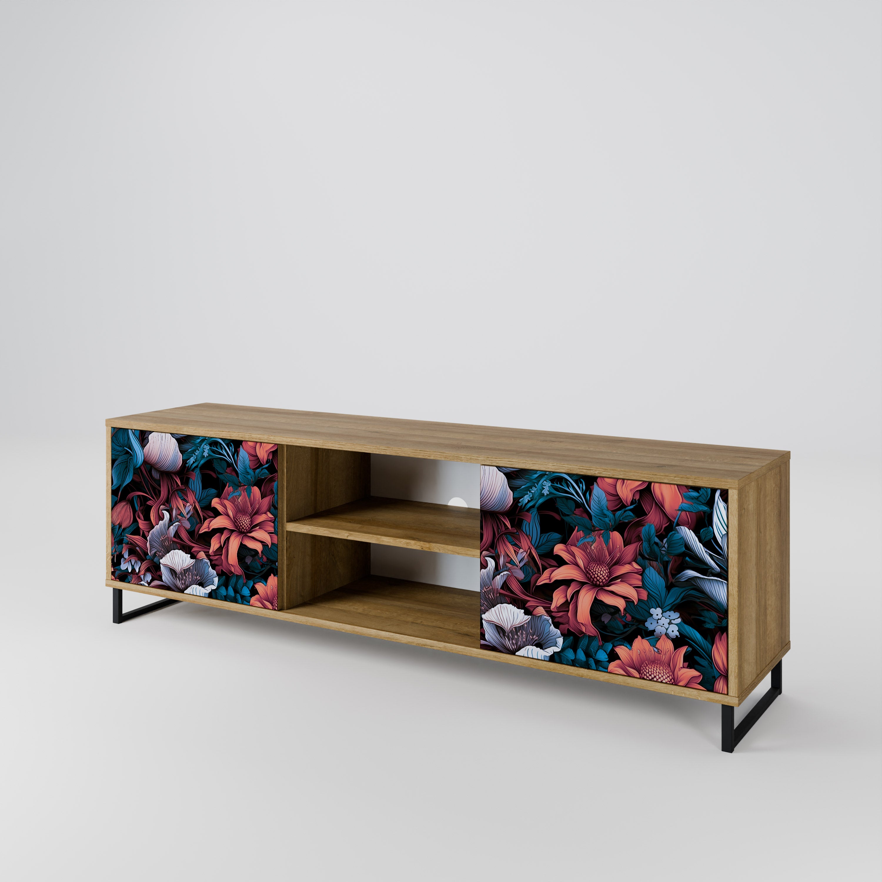 ETHEREAL BLOSSOMS 2-Door TV Cabinet
