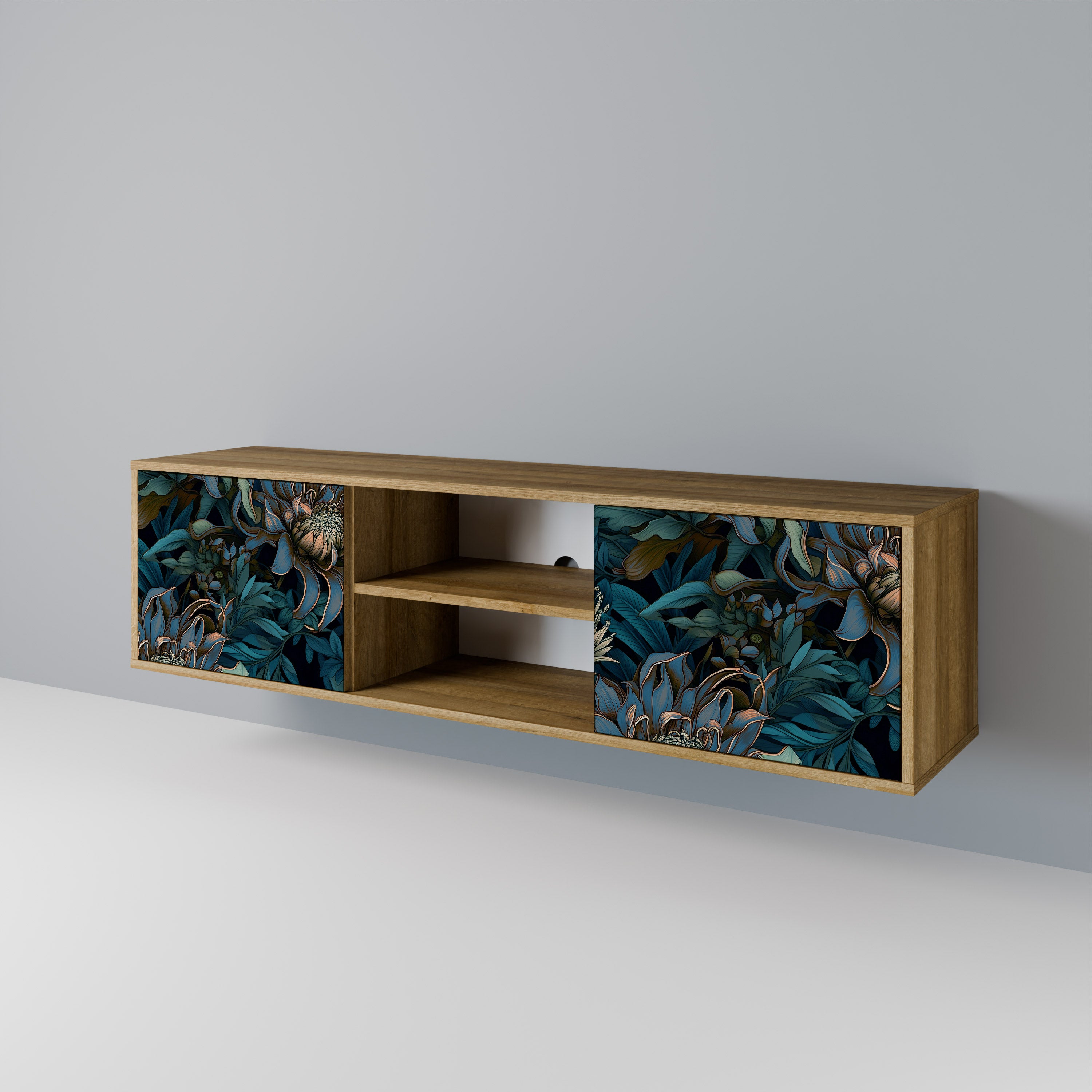 TWILIGHT BLOOM 2-Door TV Cabinet