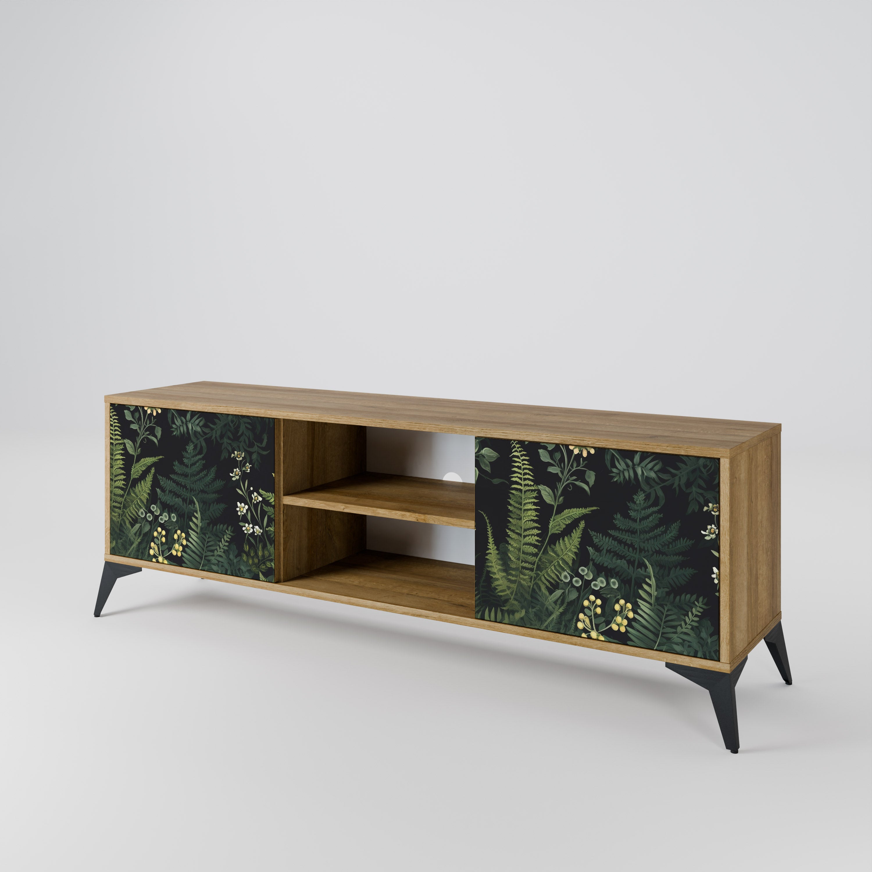 FERN FLOWERS 2-Door TV Cabinet