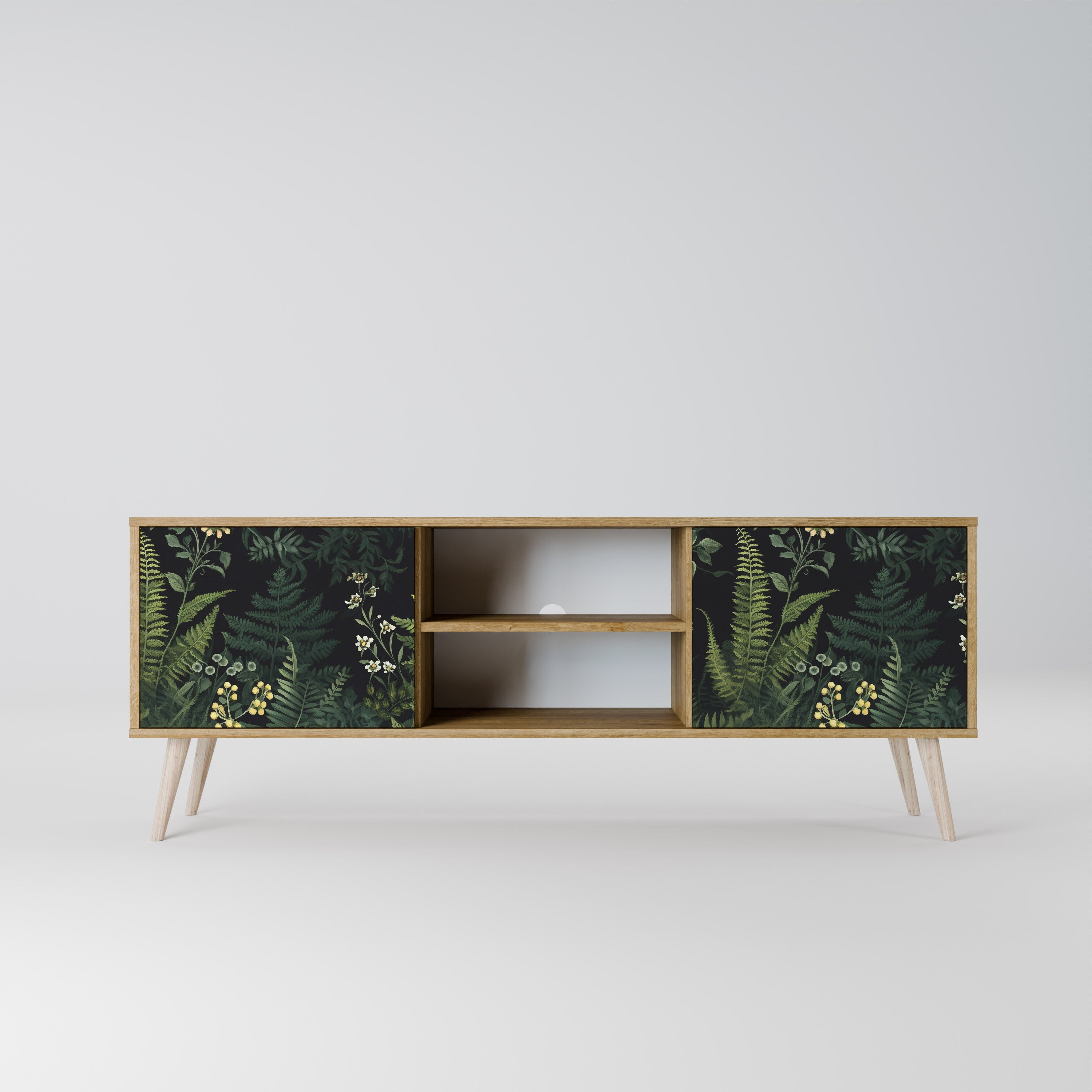 FERN FLOWERS 2-Door TV Cabinet