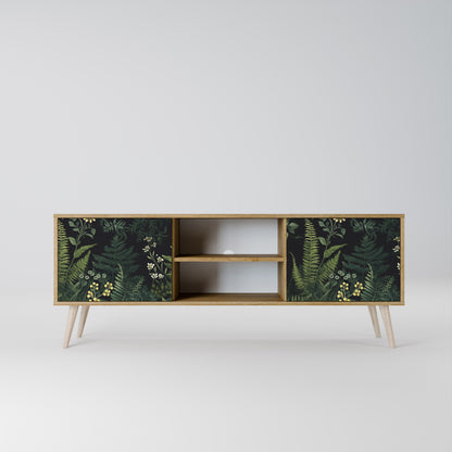 FERN FLOWERS Dvoudveřový TV stolek
