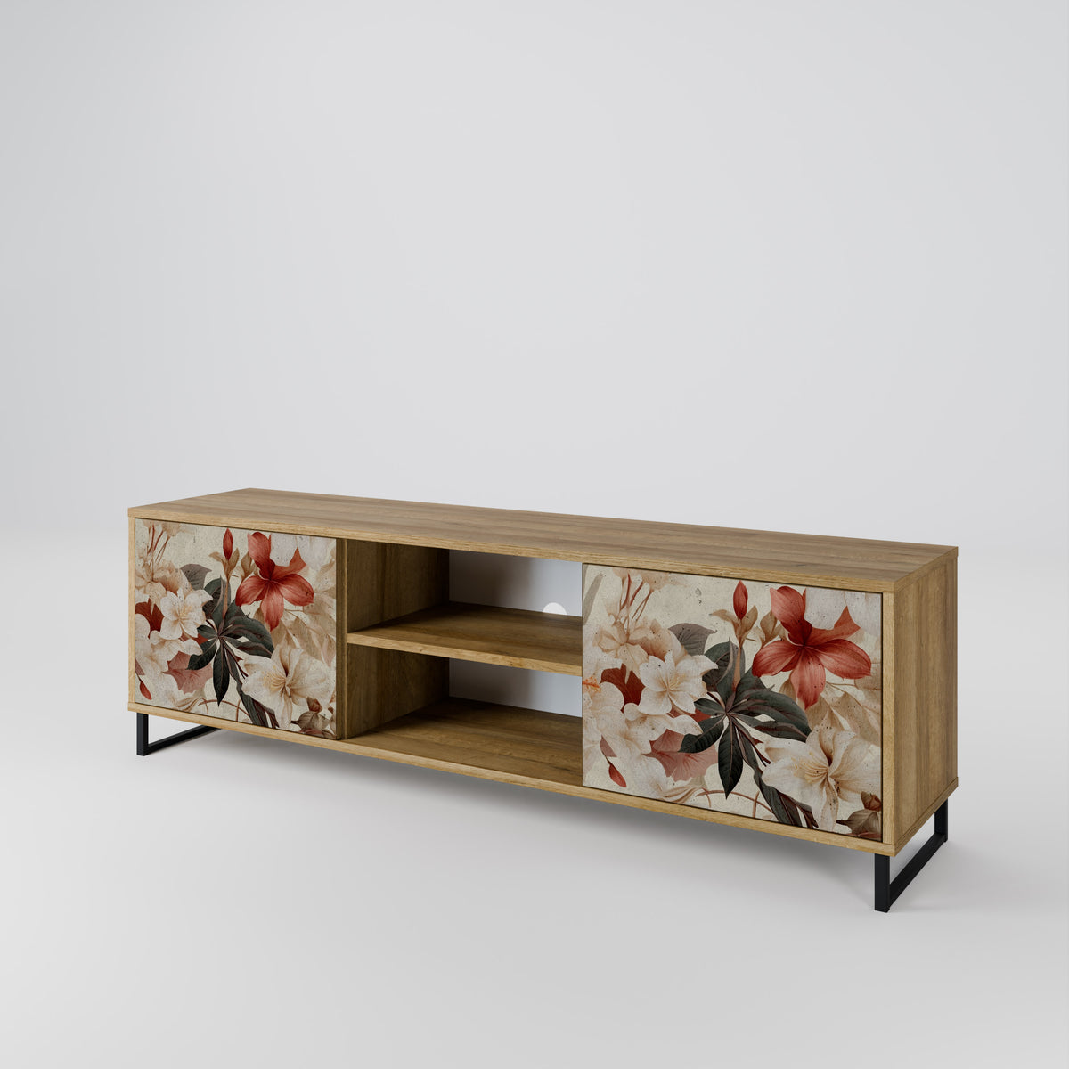 PETAL HARMONY Dvoudveřový TV stolek
