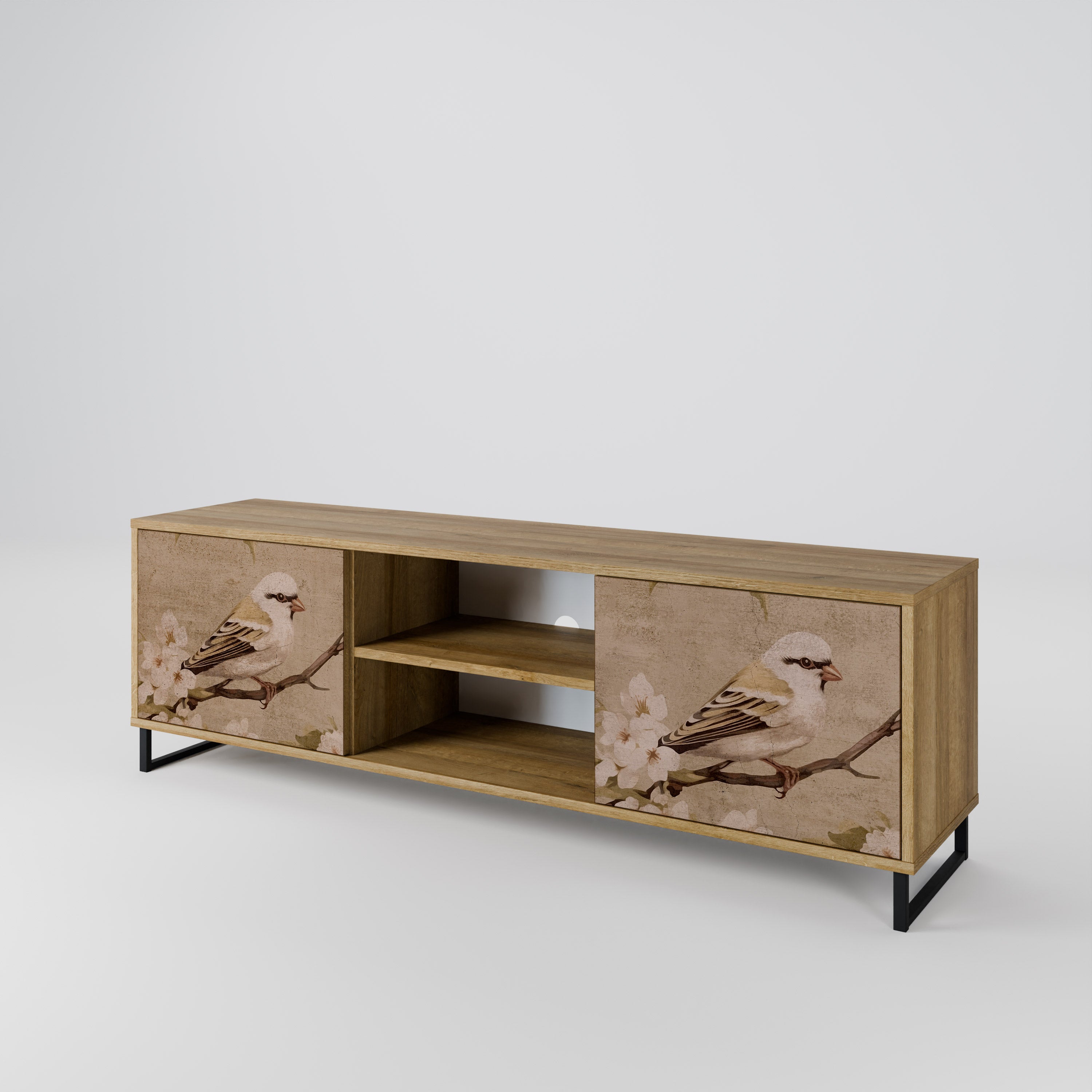 PETAL DISTINGUISH 2-Door TV Cabinet