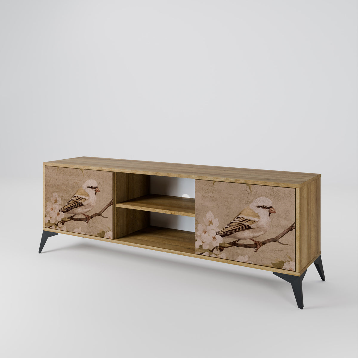 PETAL DISTINGUISH Dvoudveřový TV stolek