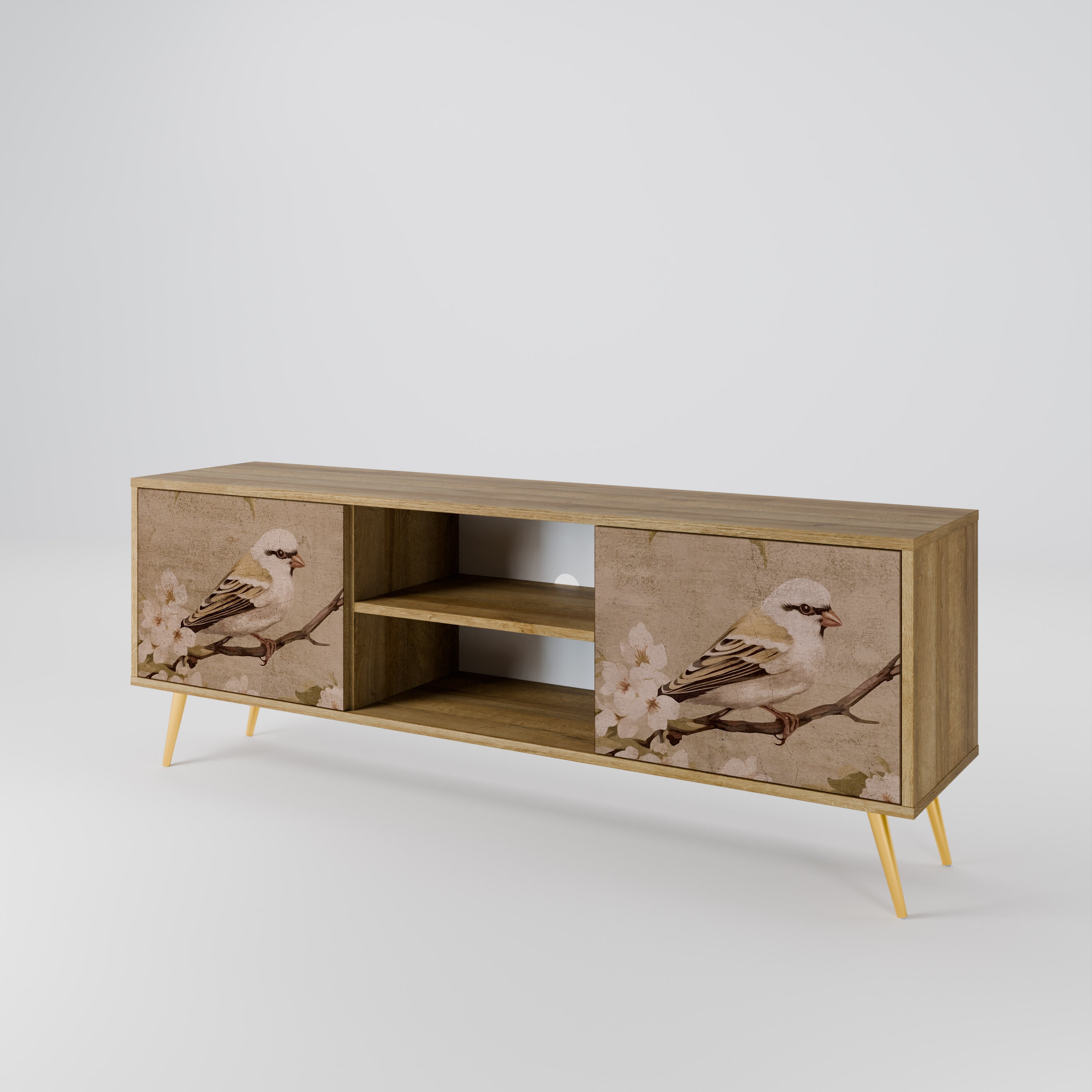 PETAL DISTINGUISH 2-Door TV Cabinet