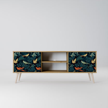 FOWL ORNAMENT Dvoudveřový TV stolek