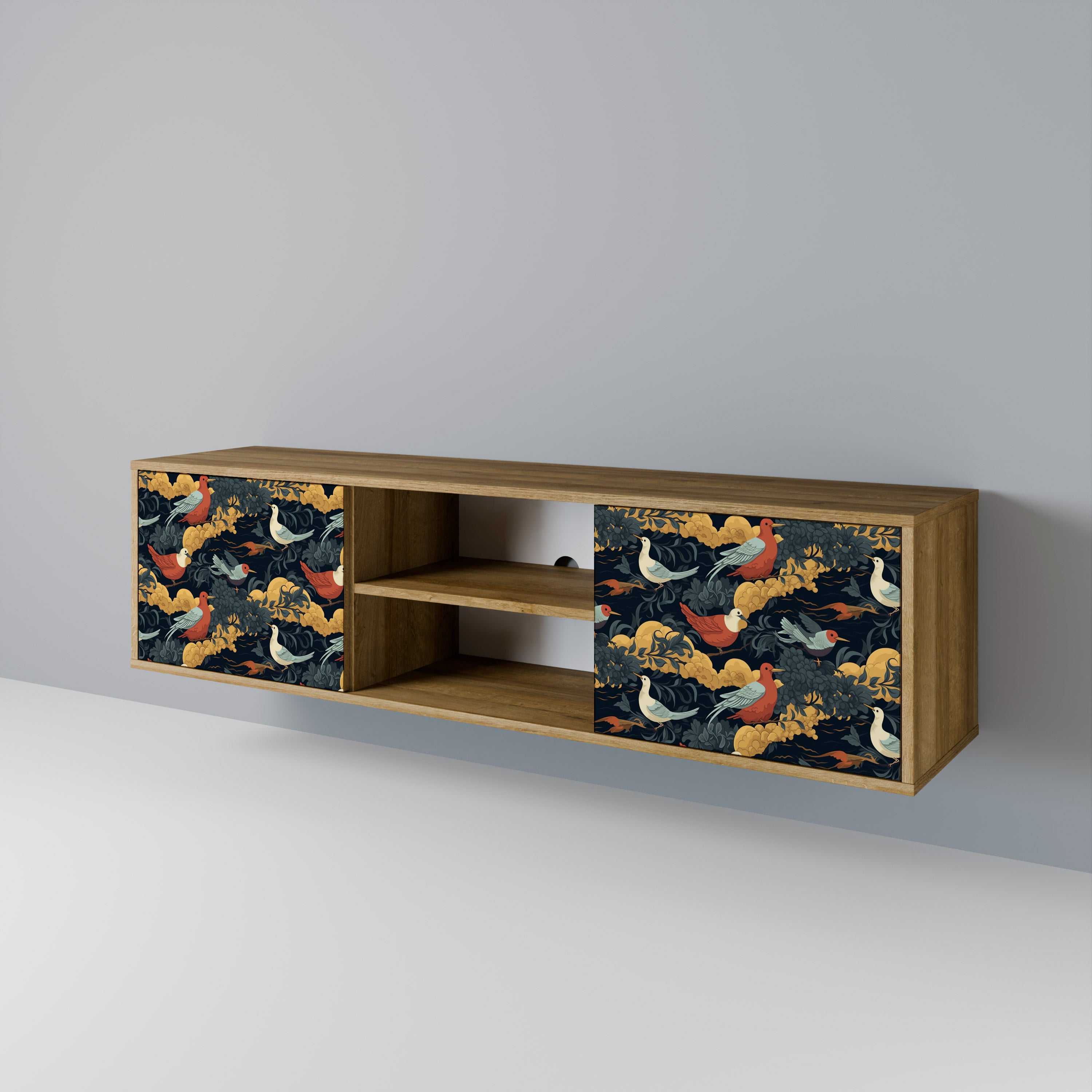 FOWLY DAZE 2-Door TV Cabinet