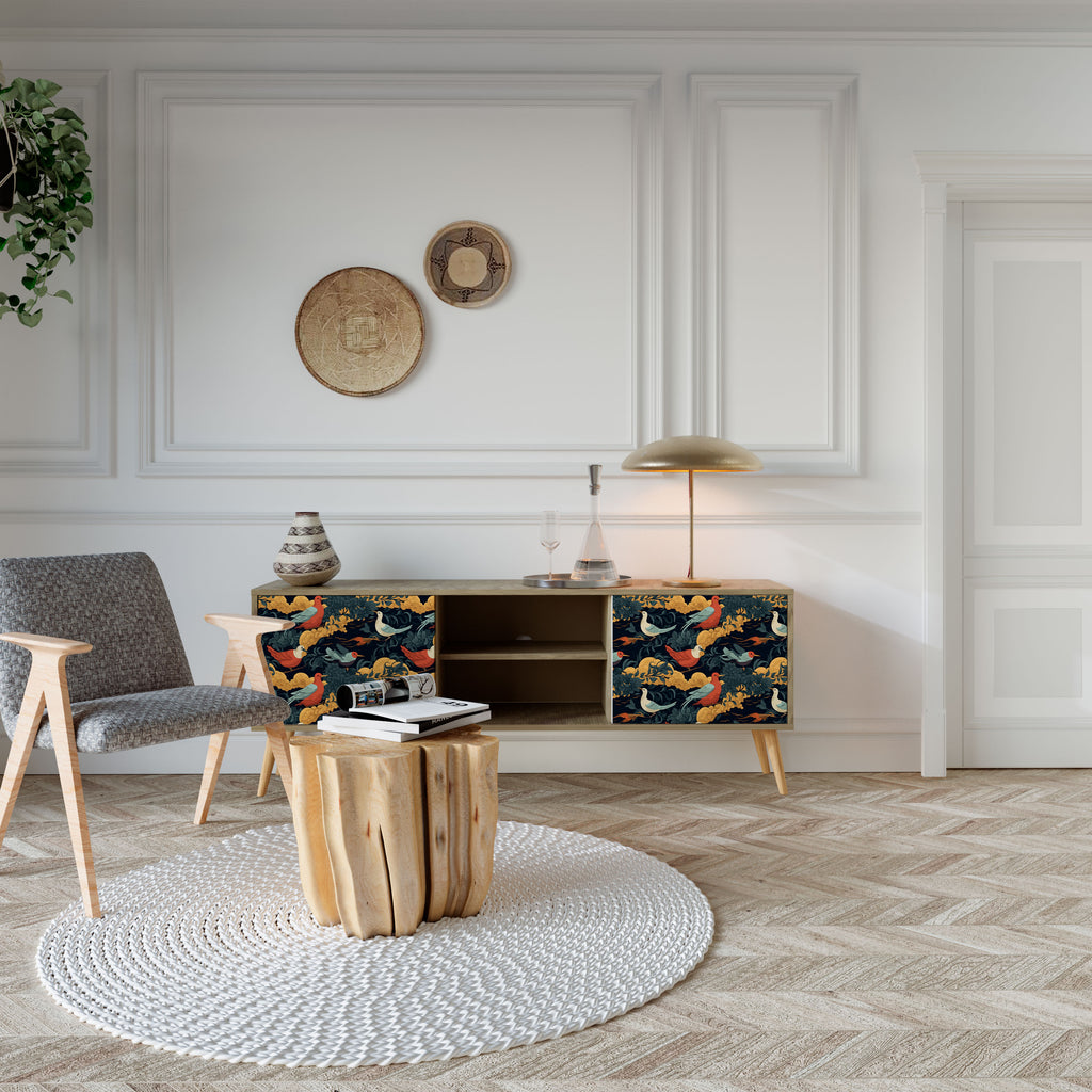 FOWLY DAZE 2-Door TV Cabinet